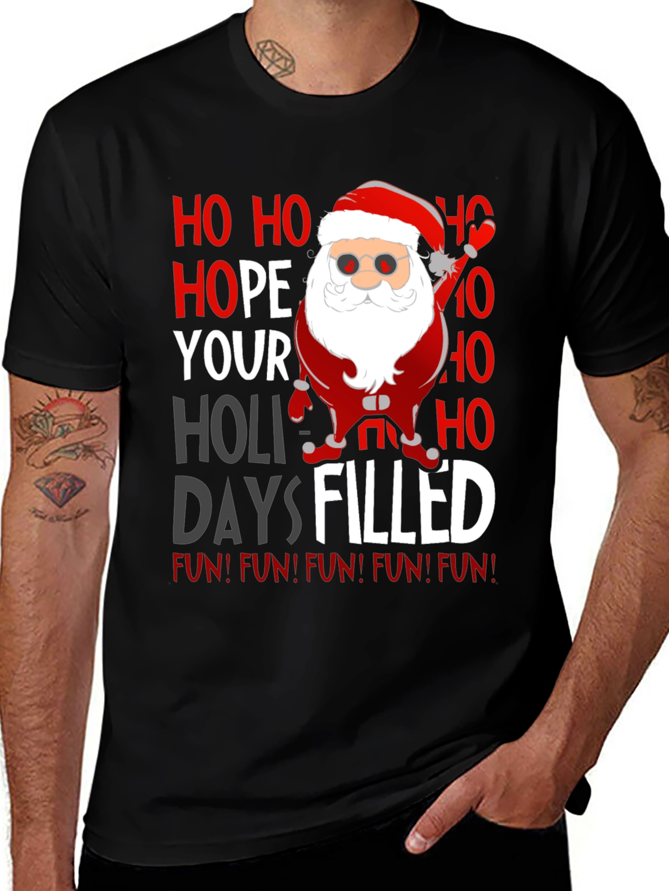 Variant 19 of Holiday Fun Graphic T-Shirt