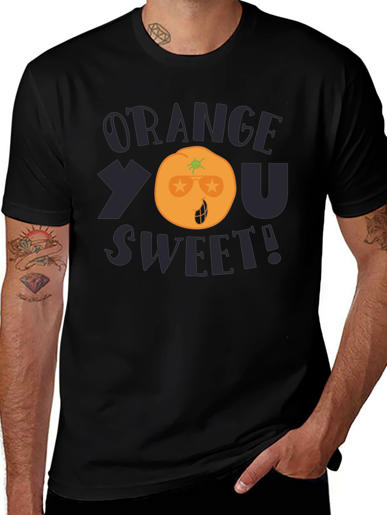 Variant 29 of Orange You Sweet! Funny Graphic T-Shirt