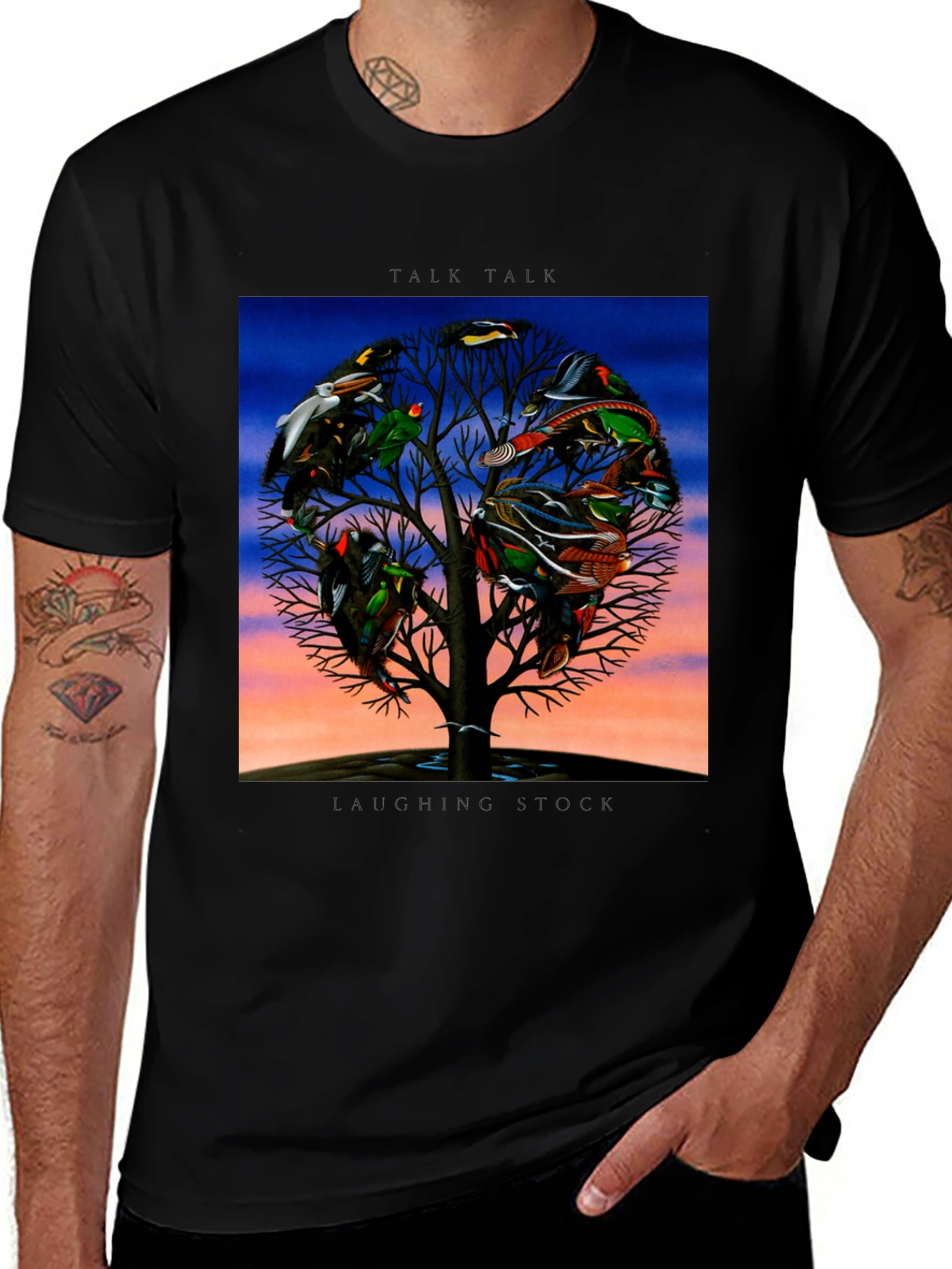 Variant 10 of Bird Tree Graphic T-Shirt