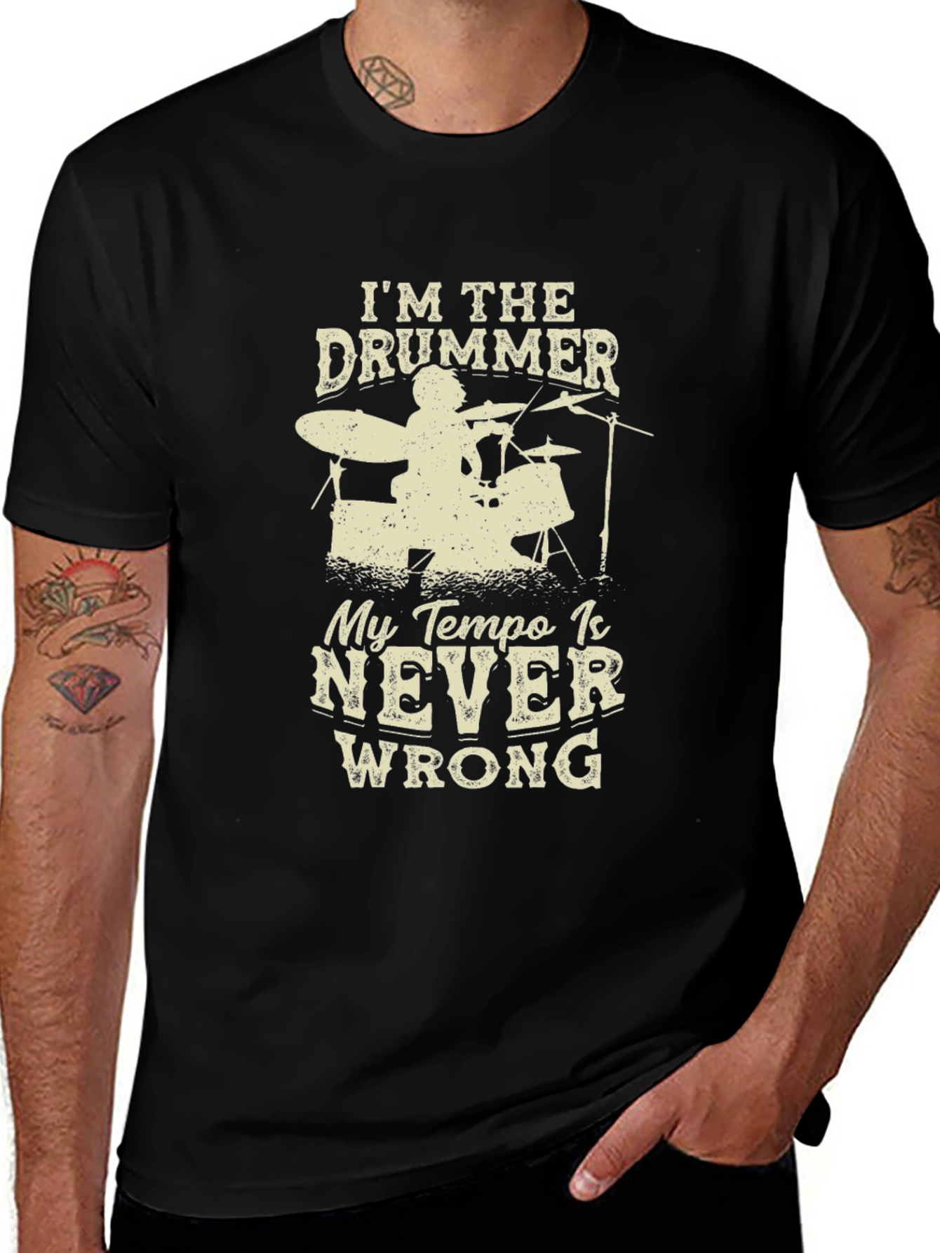 Variant 9 of I'm the Drummer T-Shirt