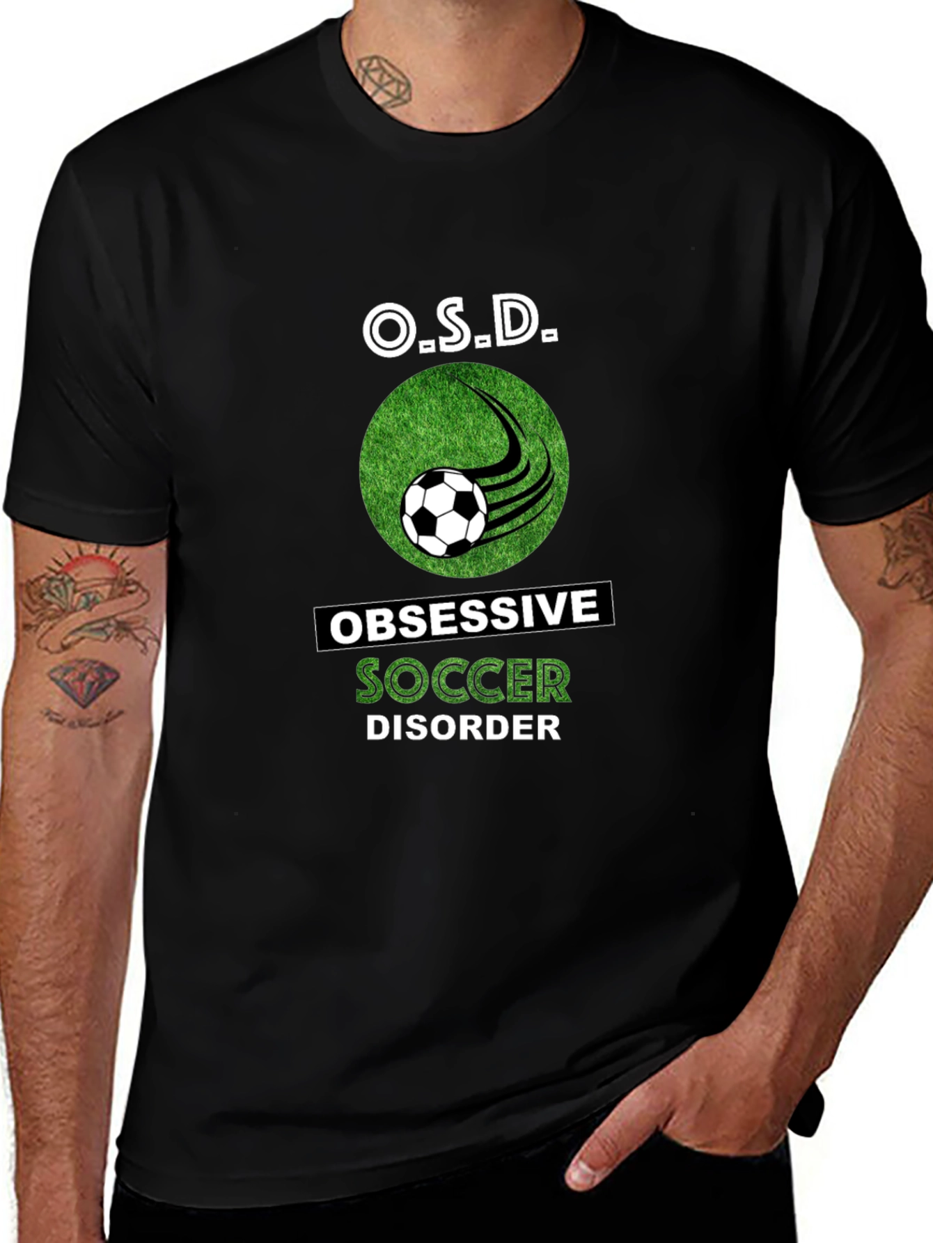Variant 18 of Obsessive Soccer Disorder Graphic Tee