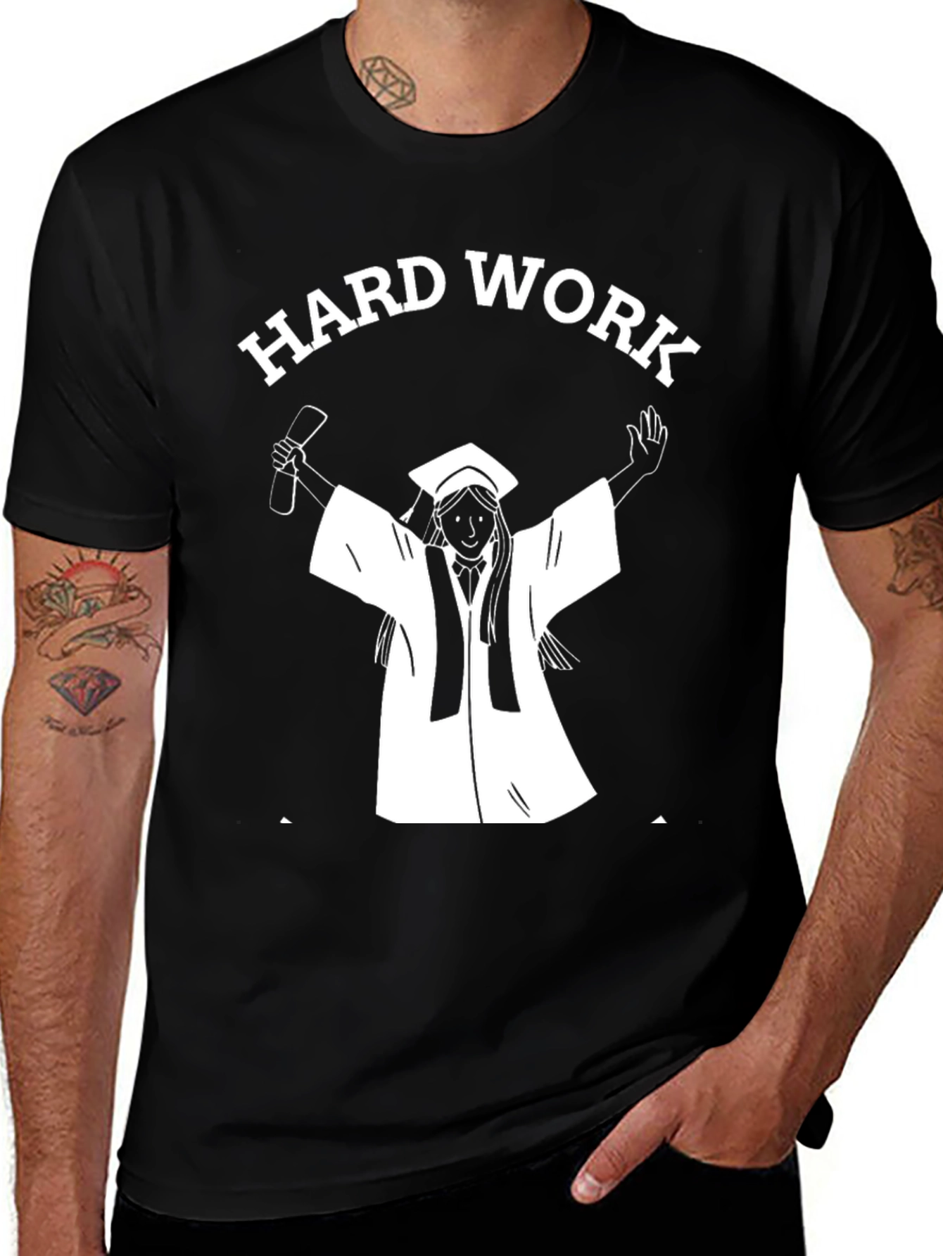 Hard Work Graduation T-Shirt