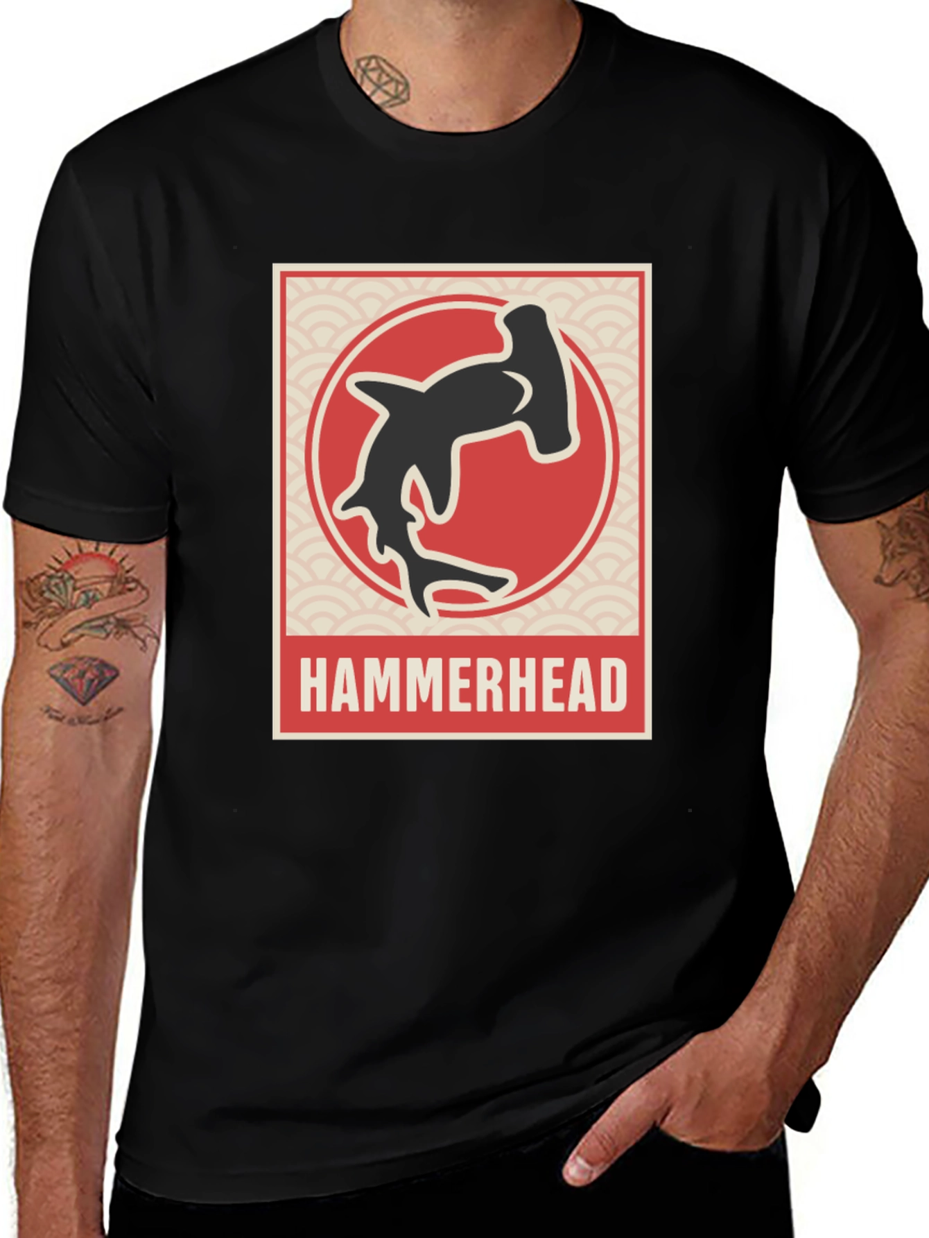 Hammerhead Shark Graphic T-Shirt - Unique Design