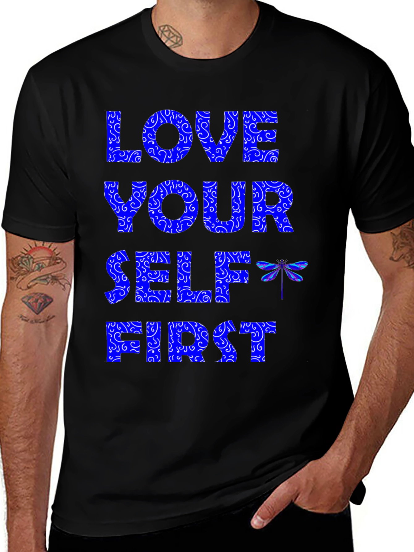Variant 28 of Love Yourself First Graphic Tee