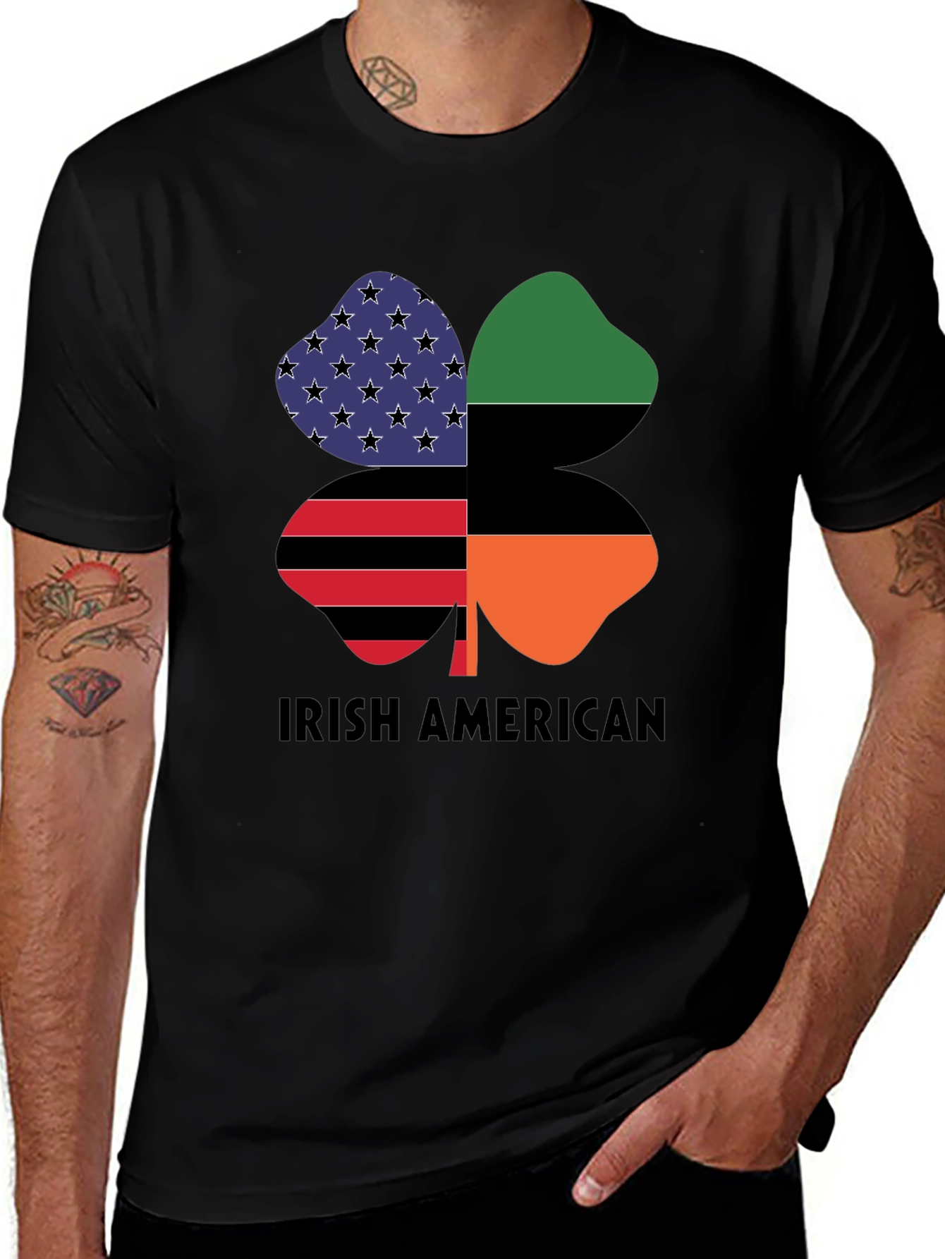 Irish American Clover T-Shirt