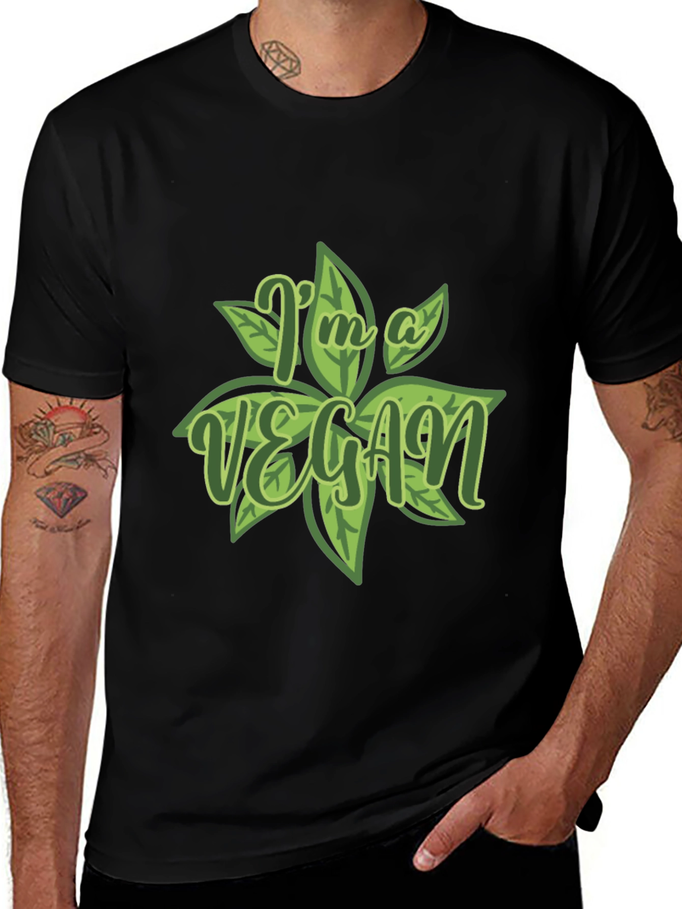 Variant 6 of Vegan Statement T-Shirt