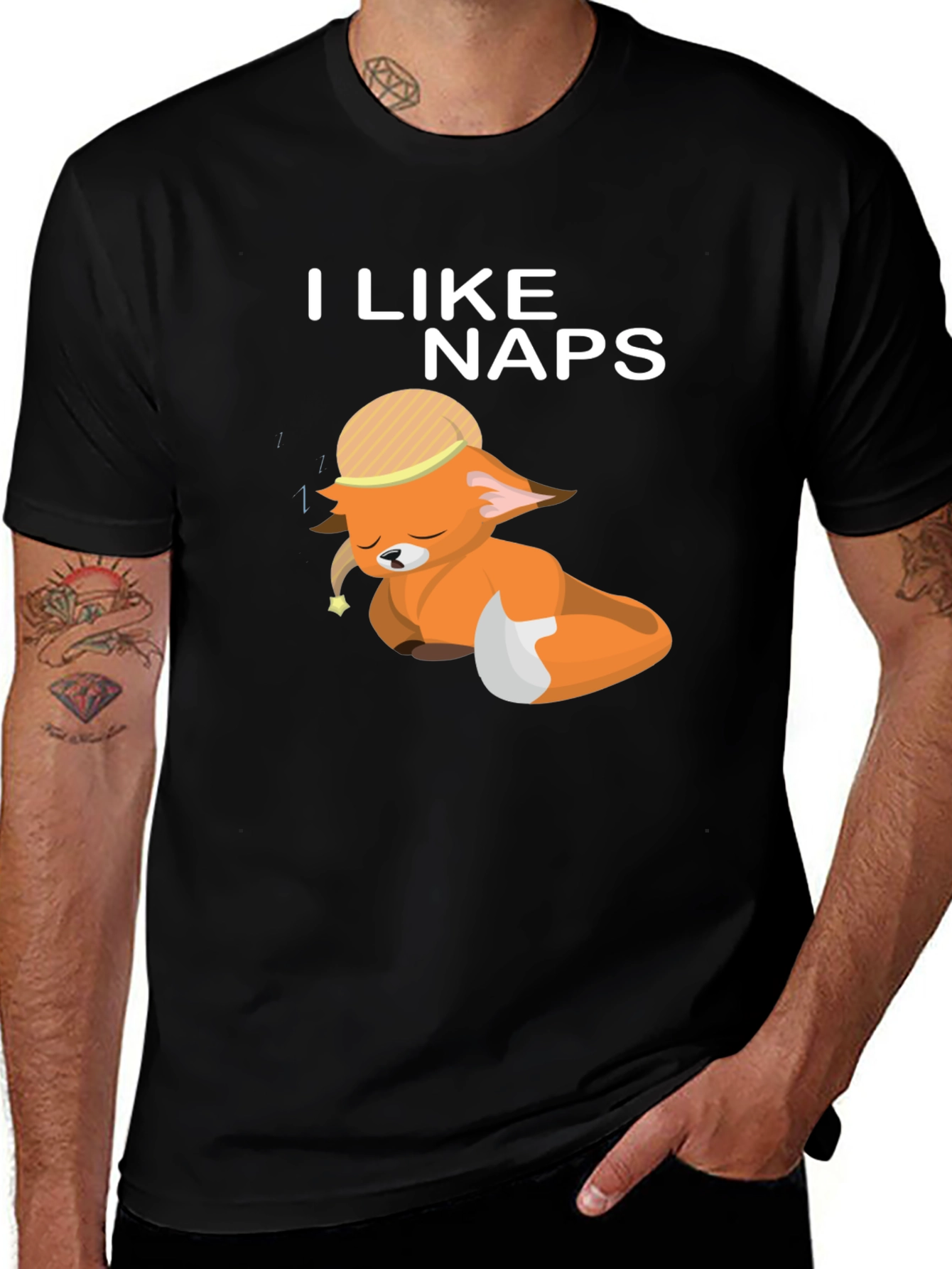I Like Naps Fox T-Shirt - Comfort & Style