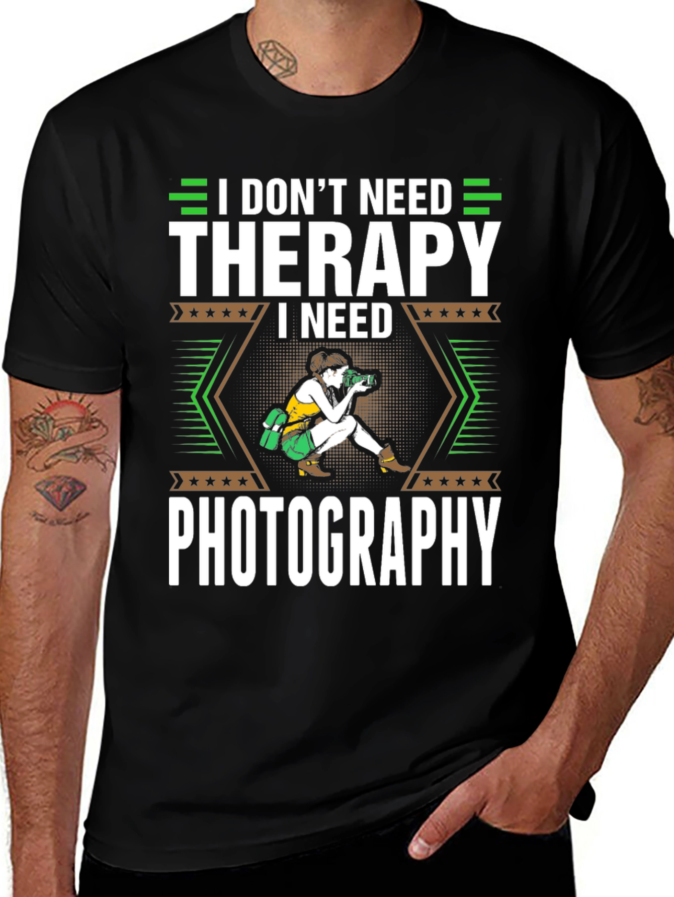 Variant 6 of I Don't Need Therapy, I Need Photography T-Shirt