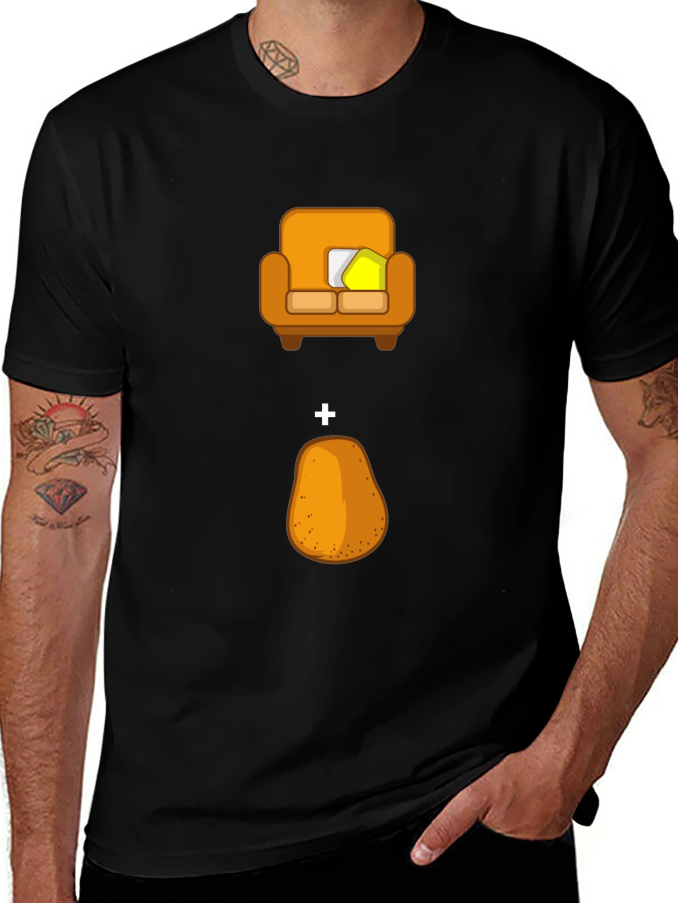 Variant 25 of Couch Potato Funny Graphic Tee