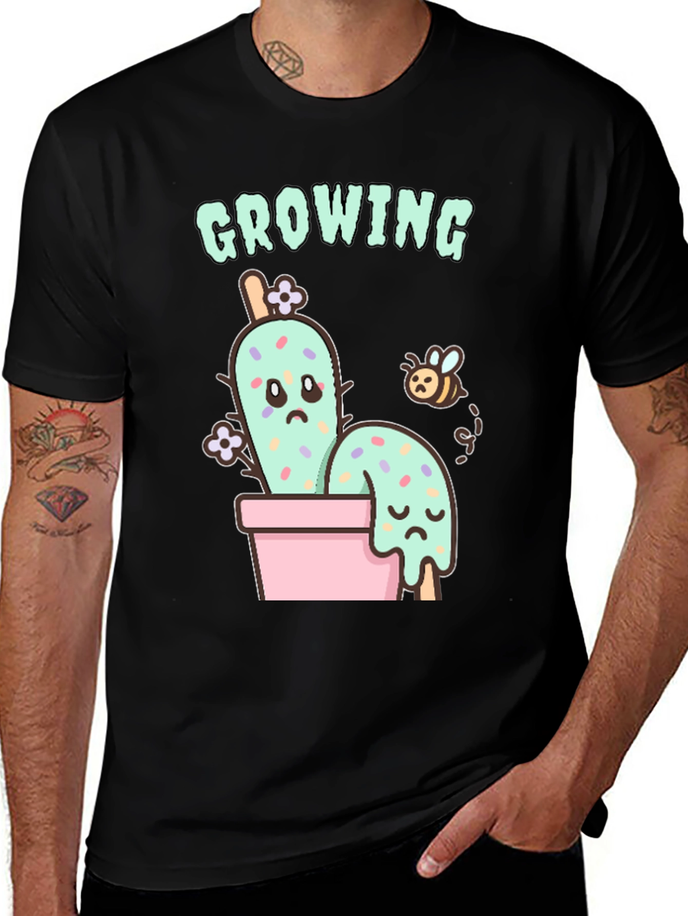Variant 26 of Growing Cactus Graphic Tee