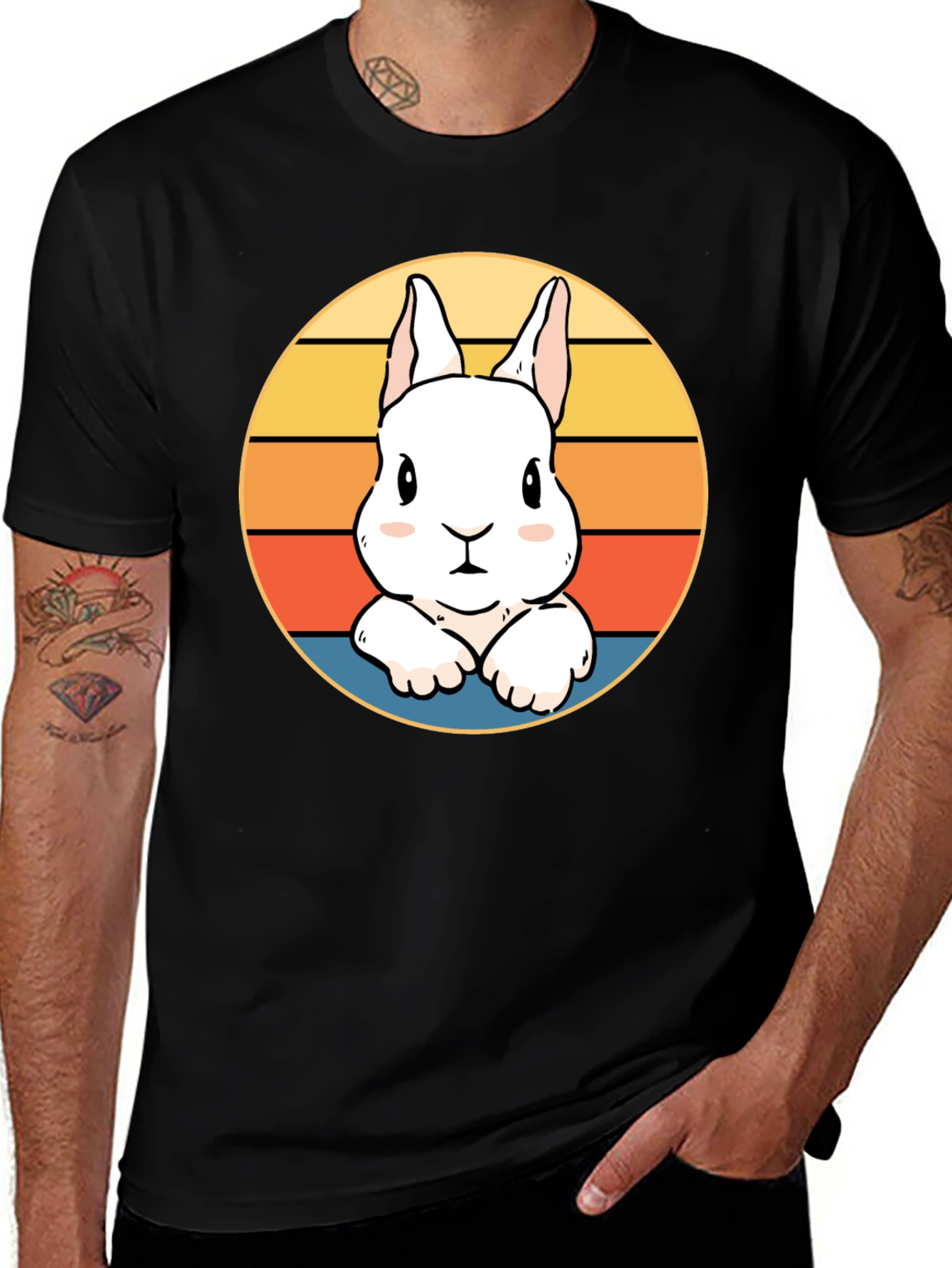 Variant 24 of Cute Bunny Sunset T-Shirt