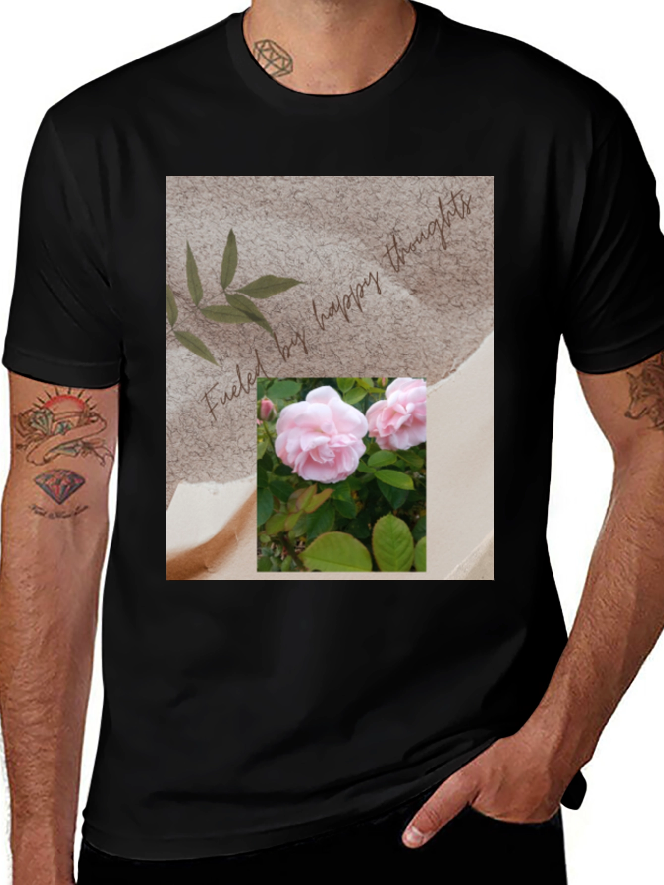 Variant 18 of Floral Happy Thoughts Graphic T-Shirt