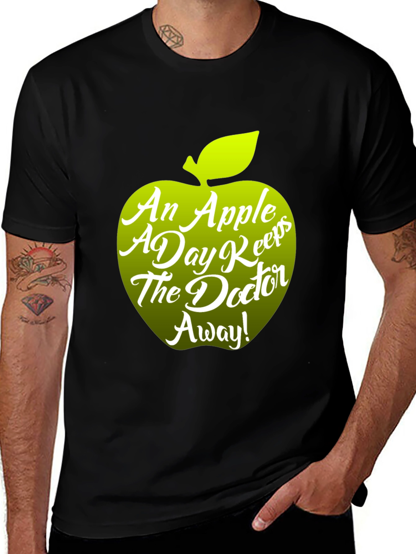An Apple a Day T-Shirt - Healthy Living Tee