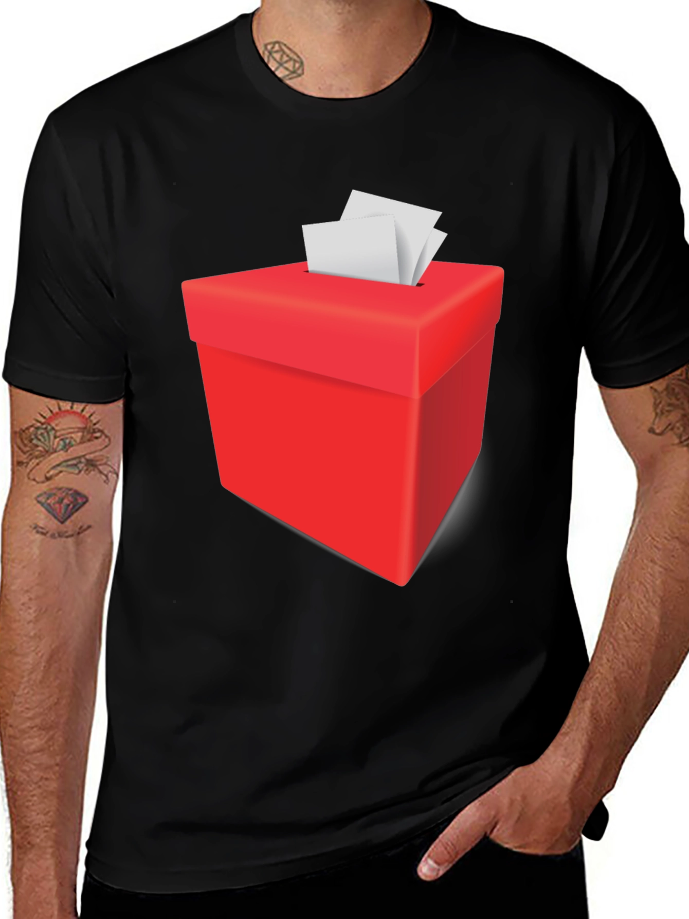 Variant 12 of Red Box T-Shirt
