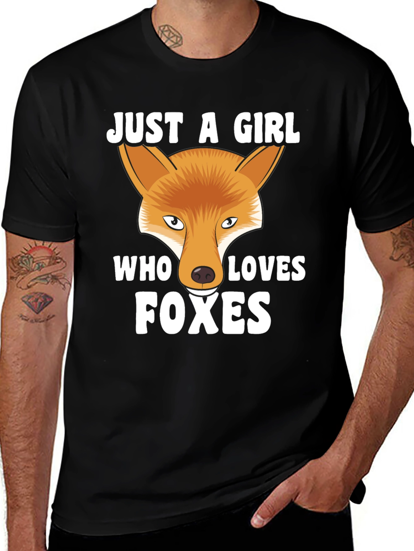 Variant 18 of Just a Girl Who Loves Foxes T-Shirt