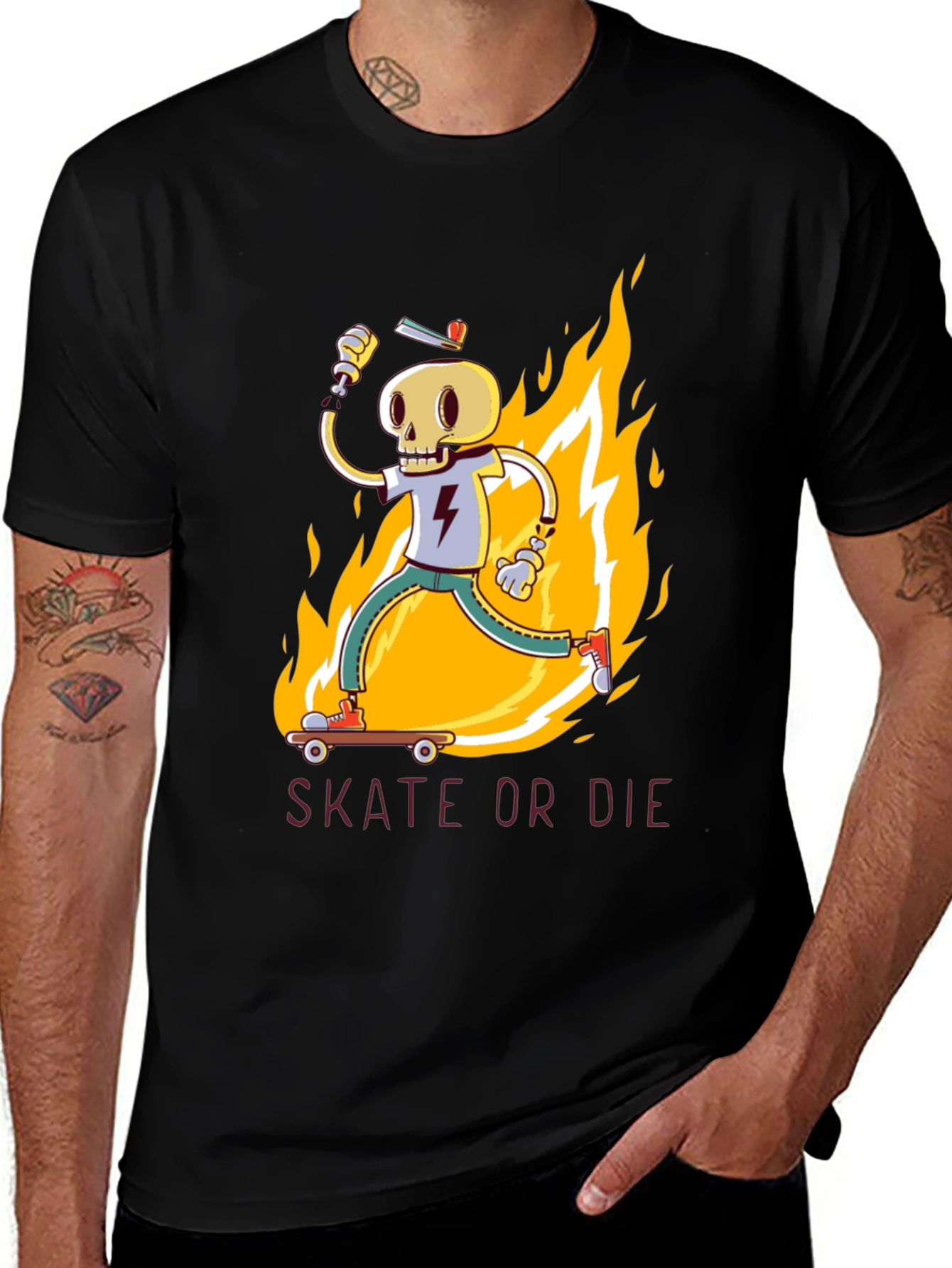 Variant 28 of Skate or Die Graphic T-Shirt