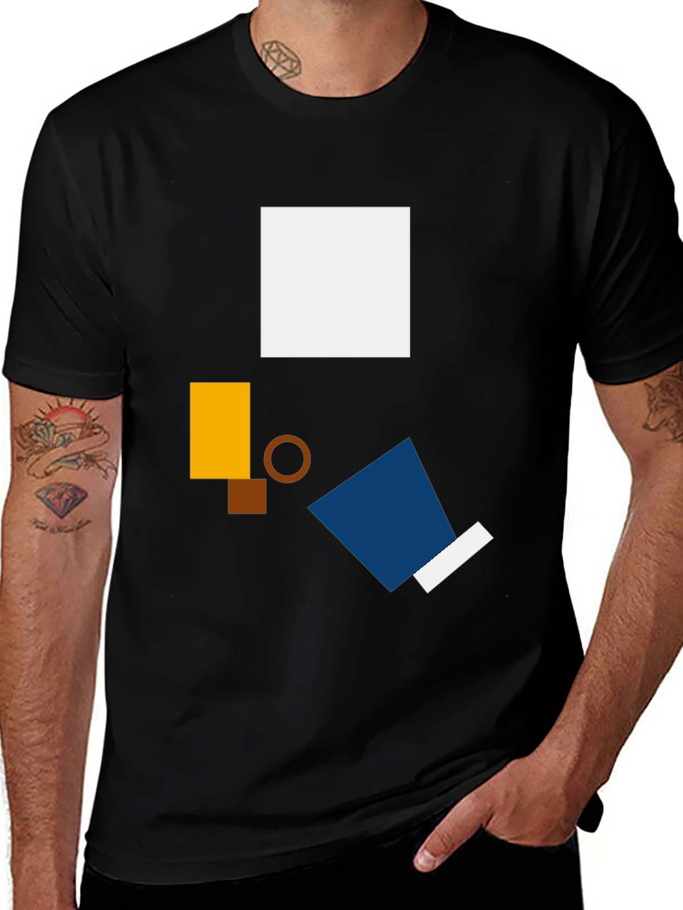 Variant 30 of Geometric Graphic Tee - Modern Abstract Art Shirt