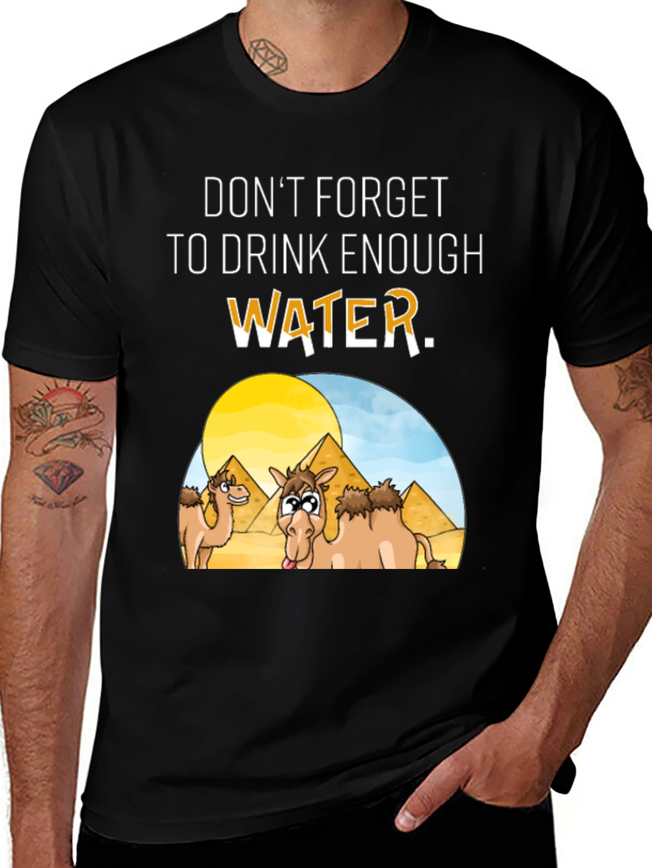 Drink Enough Water Graphic T-Shirt
