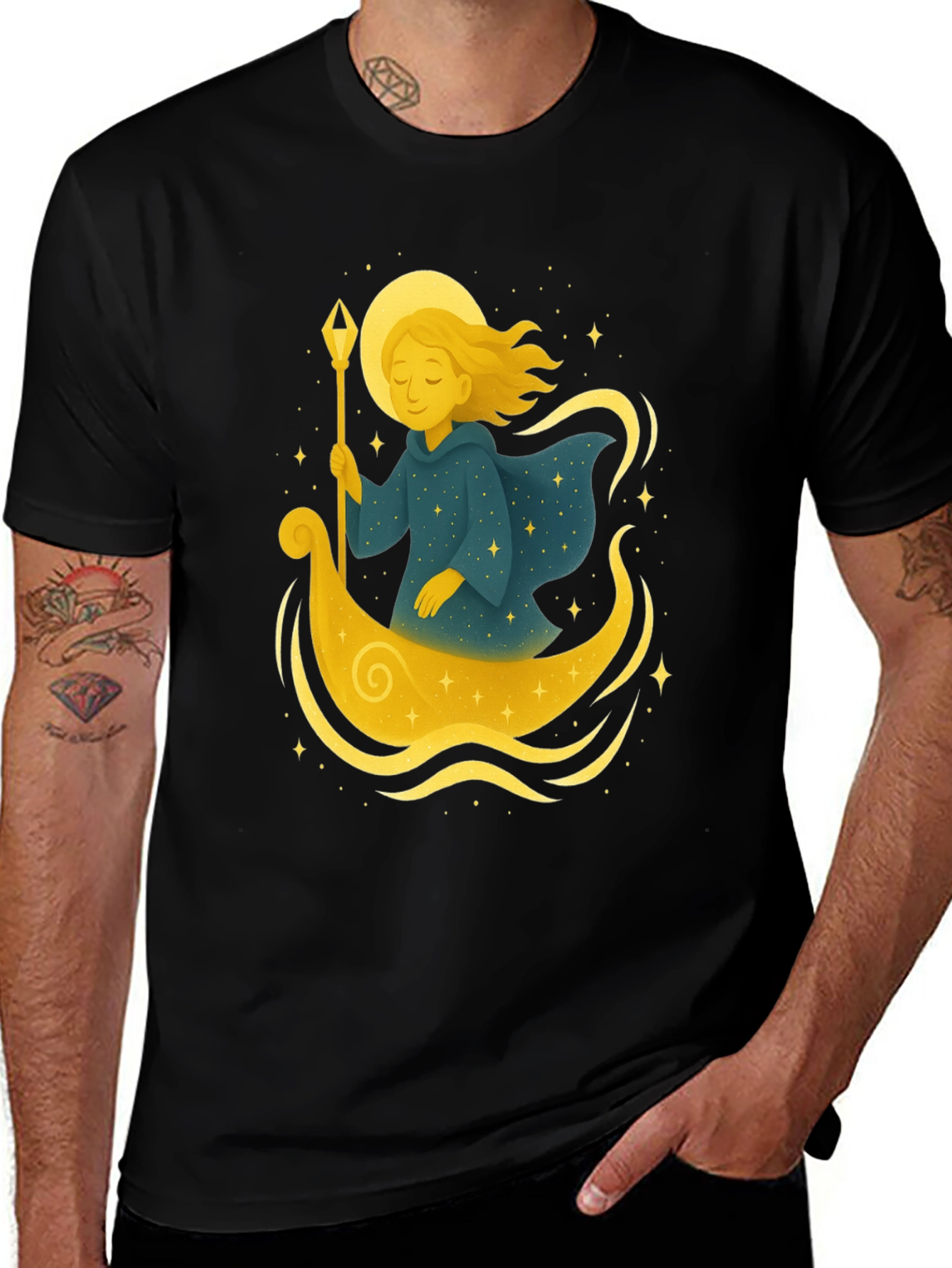 Variant 27 of Celestial Navigator Graphic T-Shirt