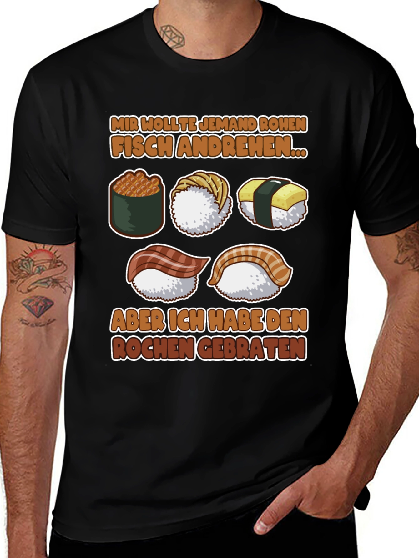Variant 12 of Sushi Lover T-Shirt - Funny German Saying