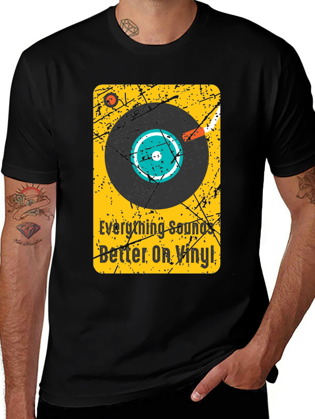 Variant 8 of Everything Sounds Better On Vinyl T-Shirt
