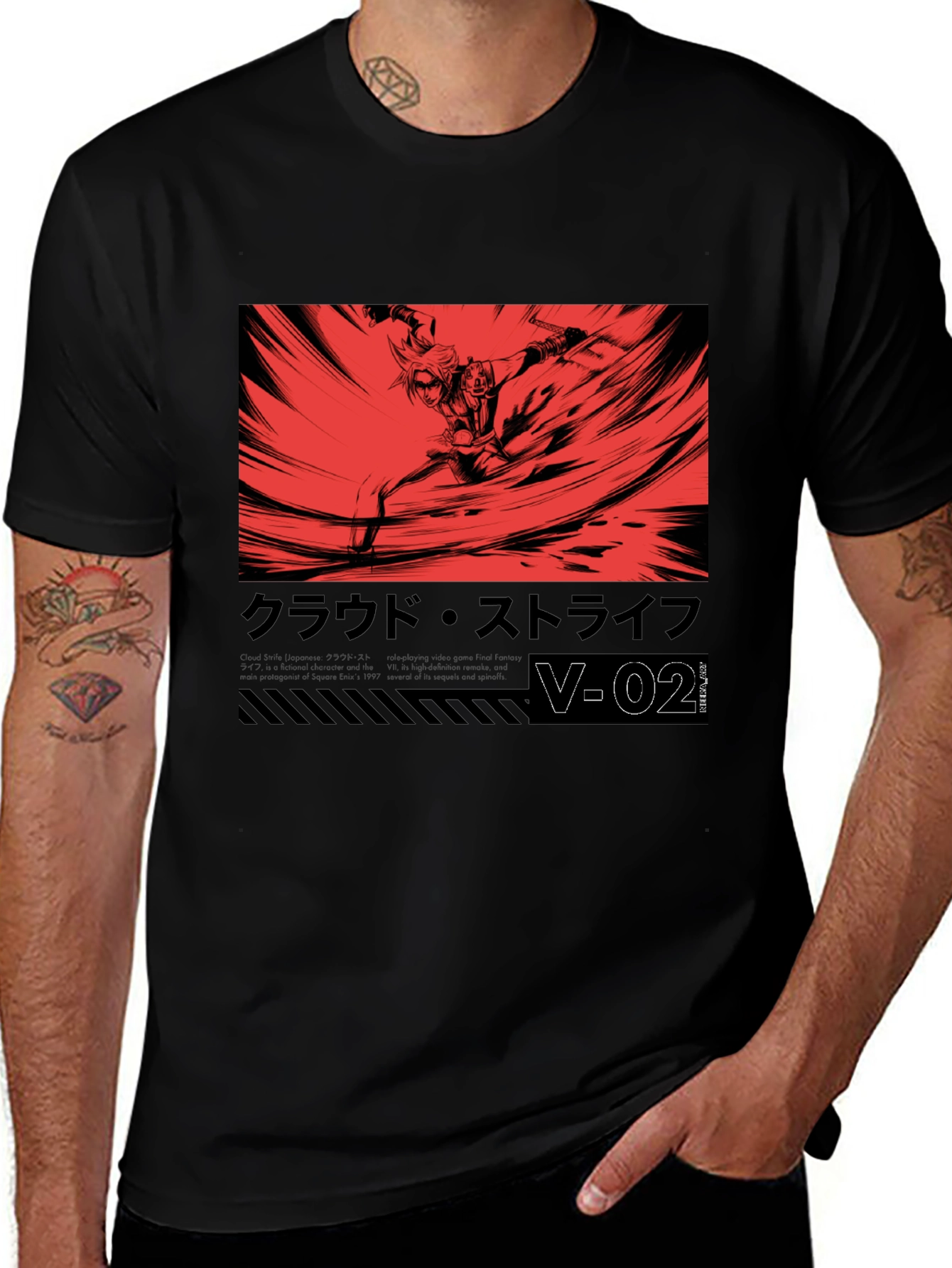 Cloud Strife T-Shirt - Anime Style Graphic Tee