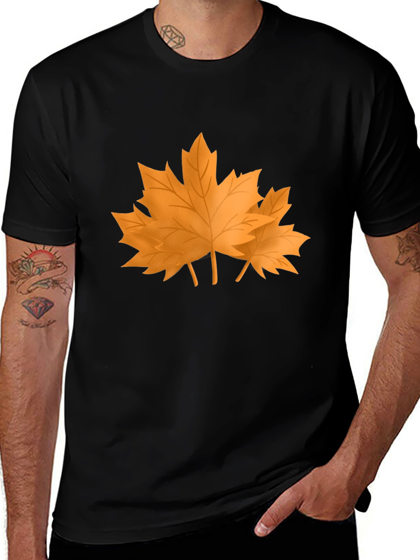 Variant 23 of Maple Leaf Graphic T-Shirt