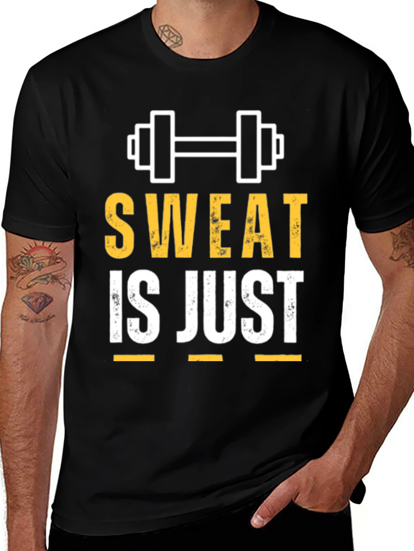 Sweat is Just Fat Crying T-Shirt