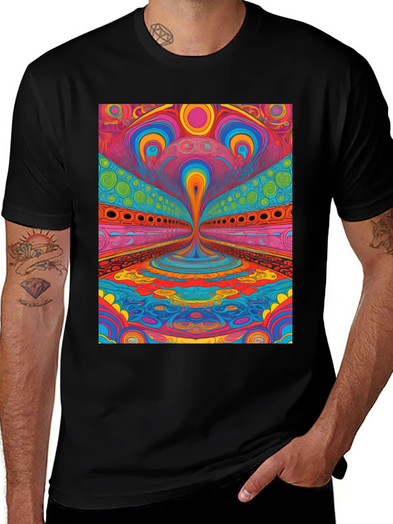 Variant 28 of Psychedelic Art T-Shirt - Vibrant Graphic Tee