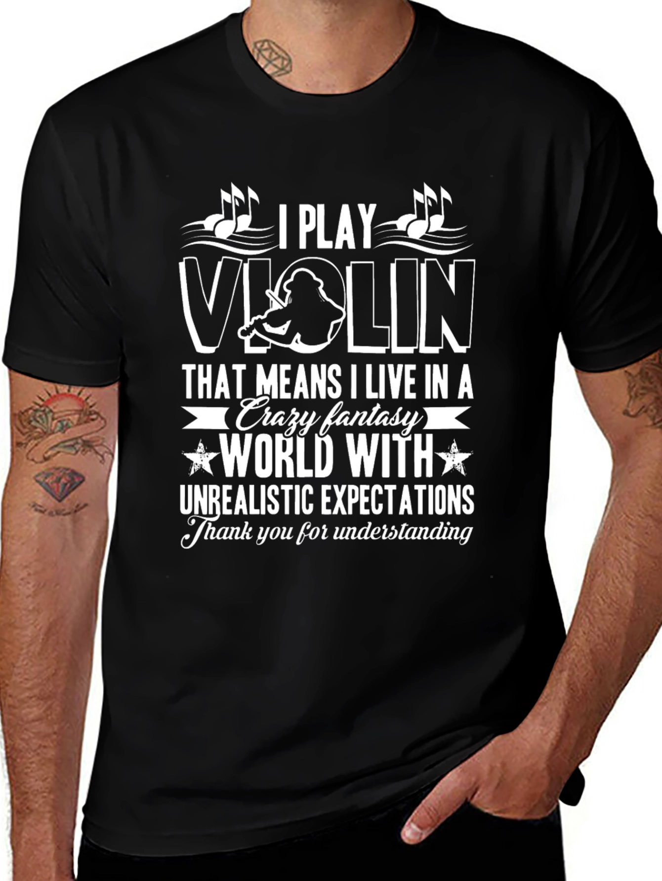 Variant 2 of I Play Violin Funny T-Shirt - Musician Gift