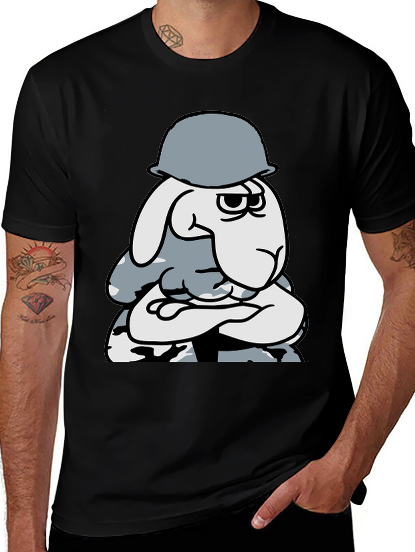 Variant 8 of Funny Sheep Army T-Shirt
