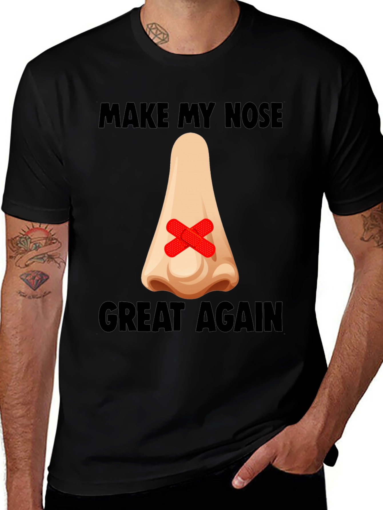 Variant 30 of Make My Nose Great Again T-Shirt