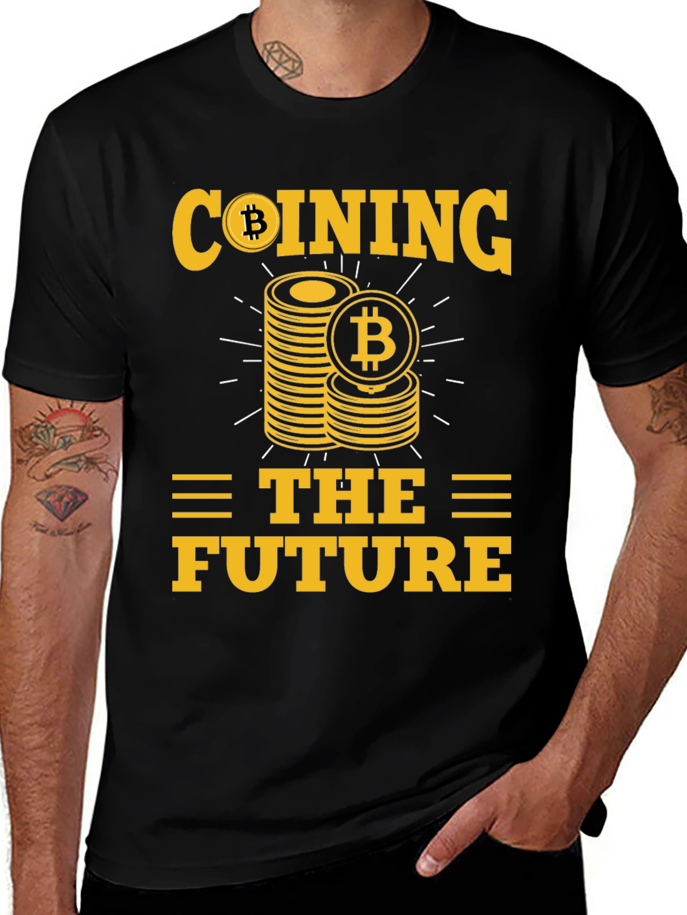 Variant 25 of Bitcoin Future T-Shirt Crypto Coin Tee