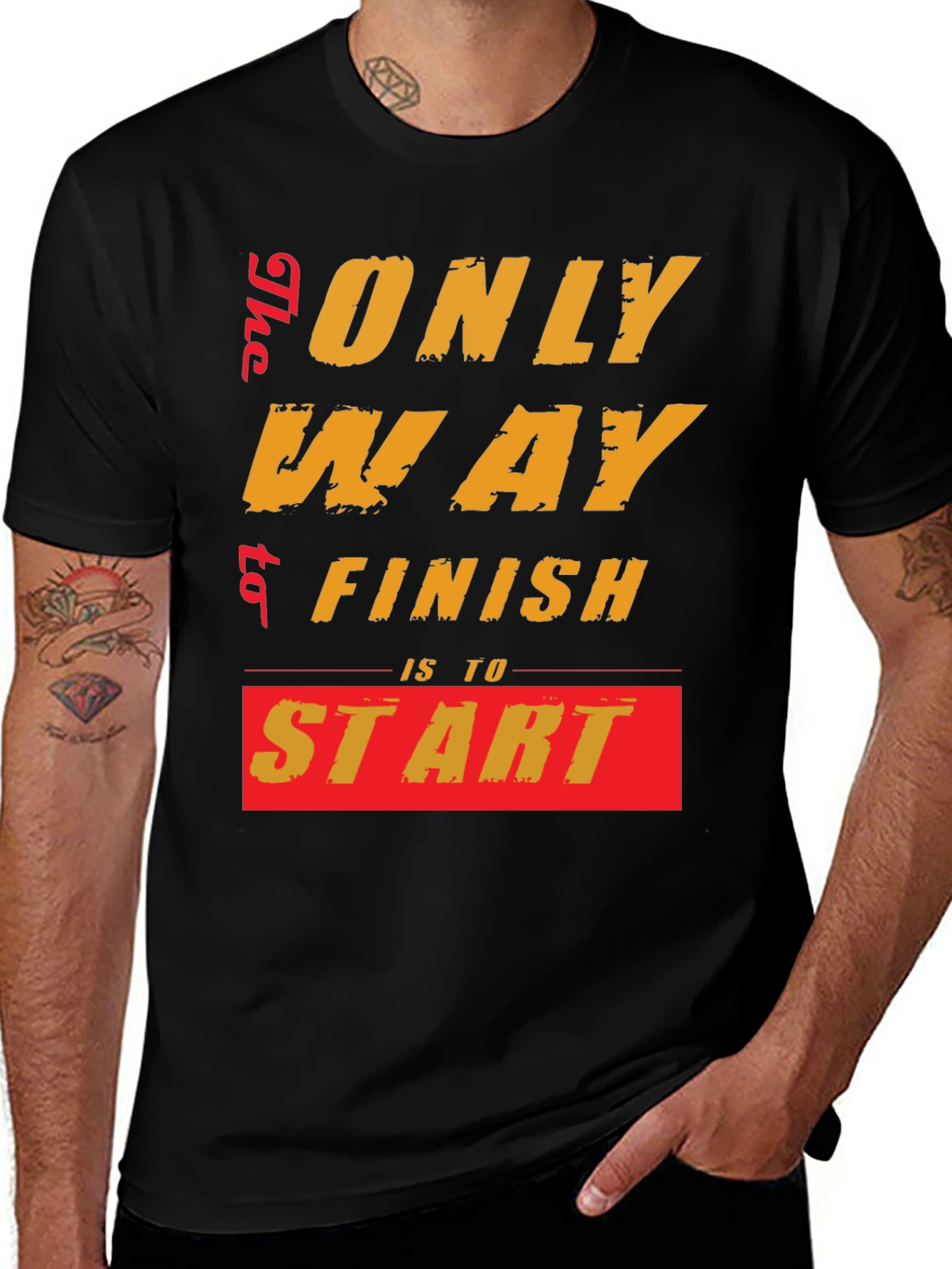 Variant 13 of Motivational Start T-Shirt