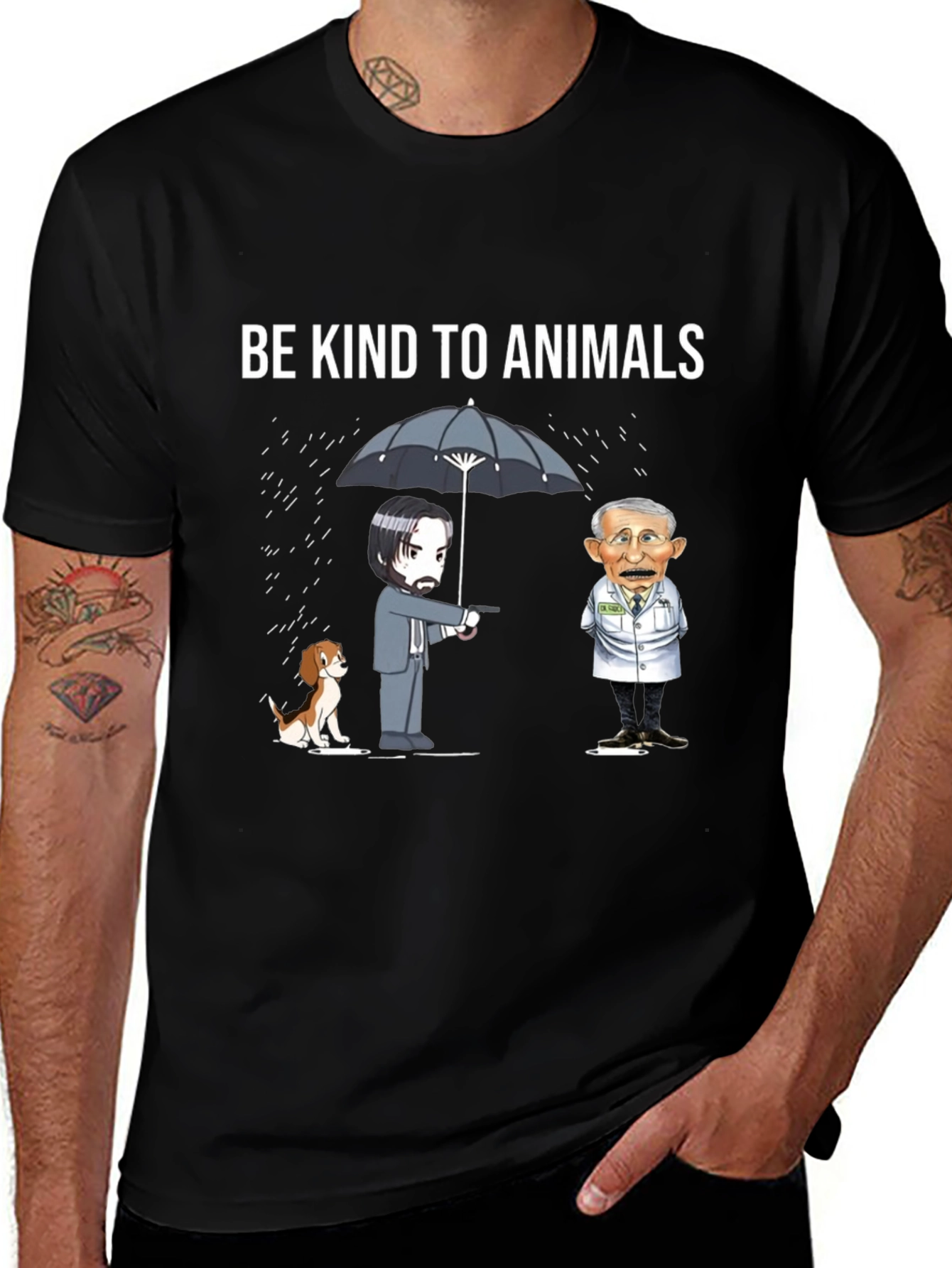 Variant 11 of Be Kind to Animals Graphic Tee