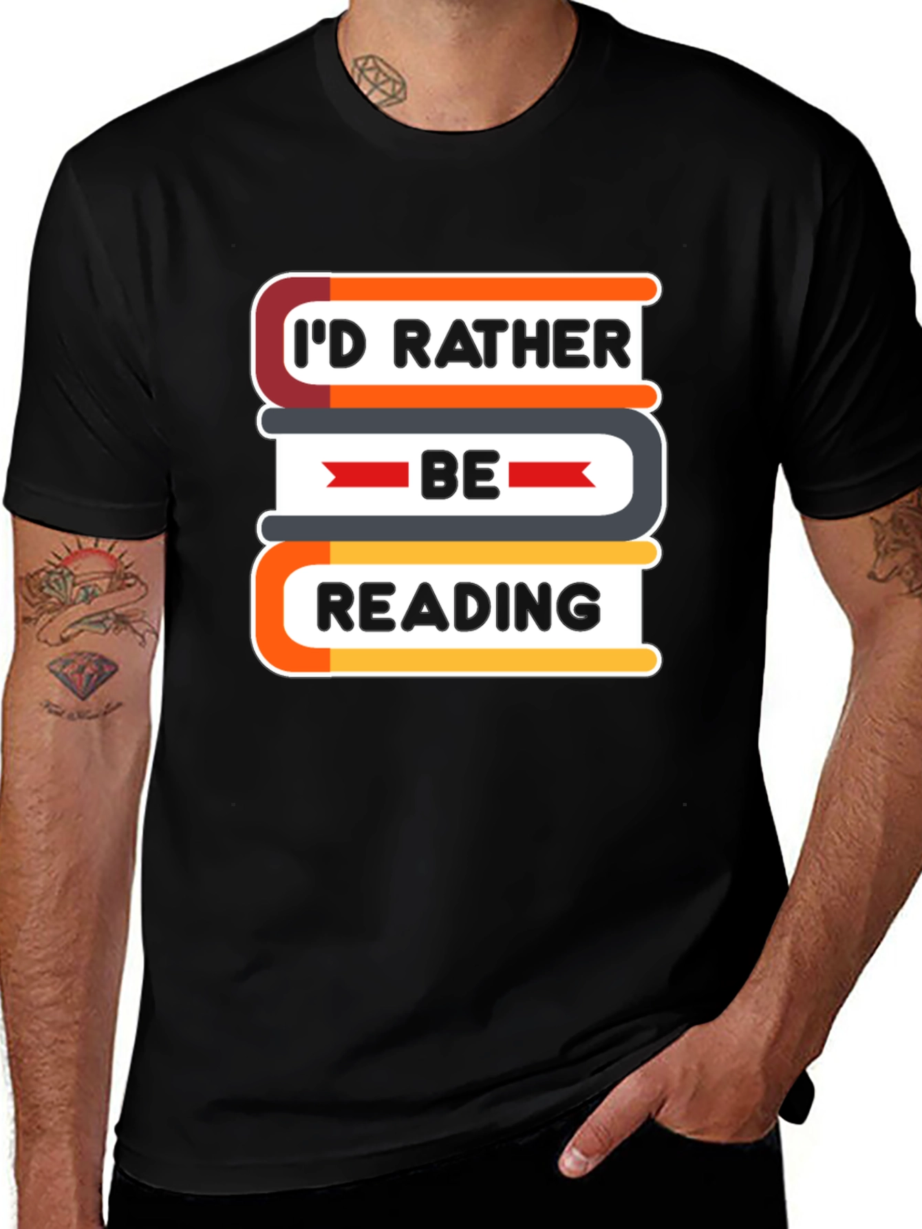 Variant 14 of I'd Rather Be Reading Graphic Tee