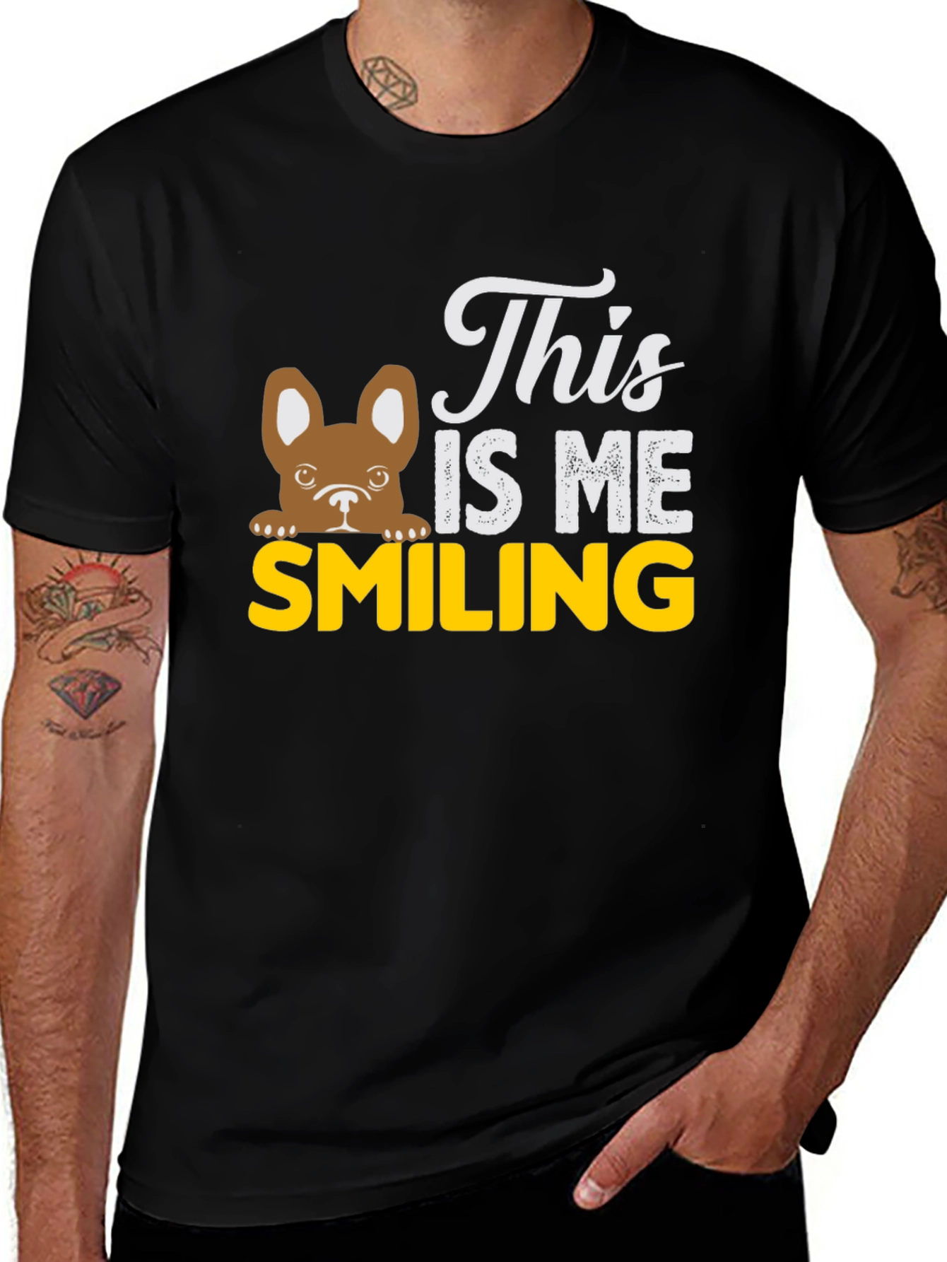 This Is Me Smiling Dog T-Shirt