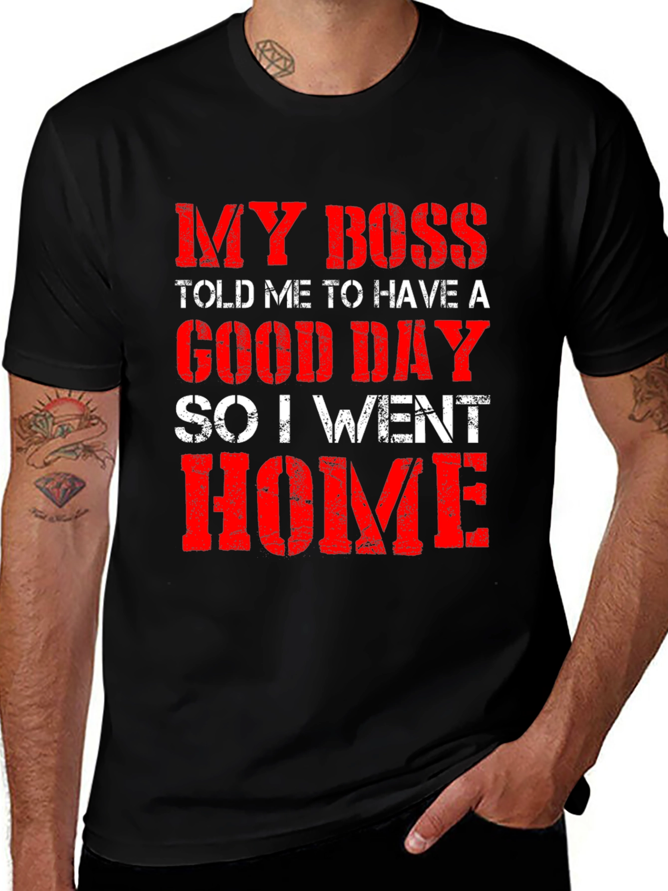 Variant 9 of Funny 'My Boss Told Me' Graphic Tee