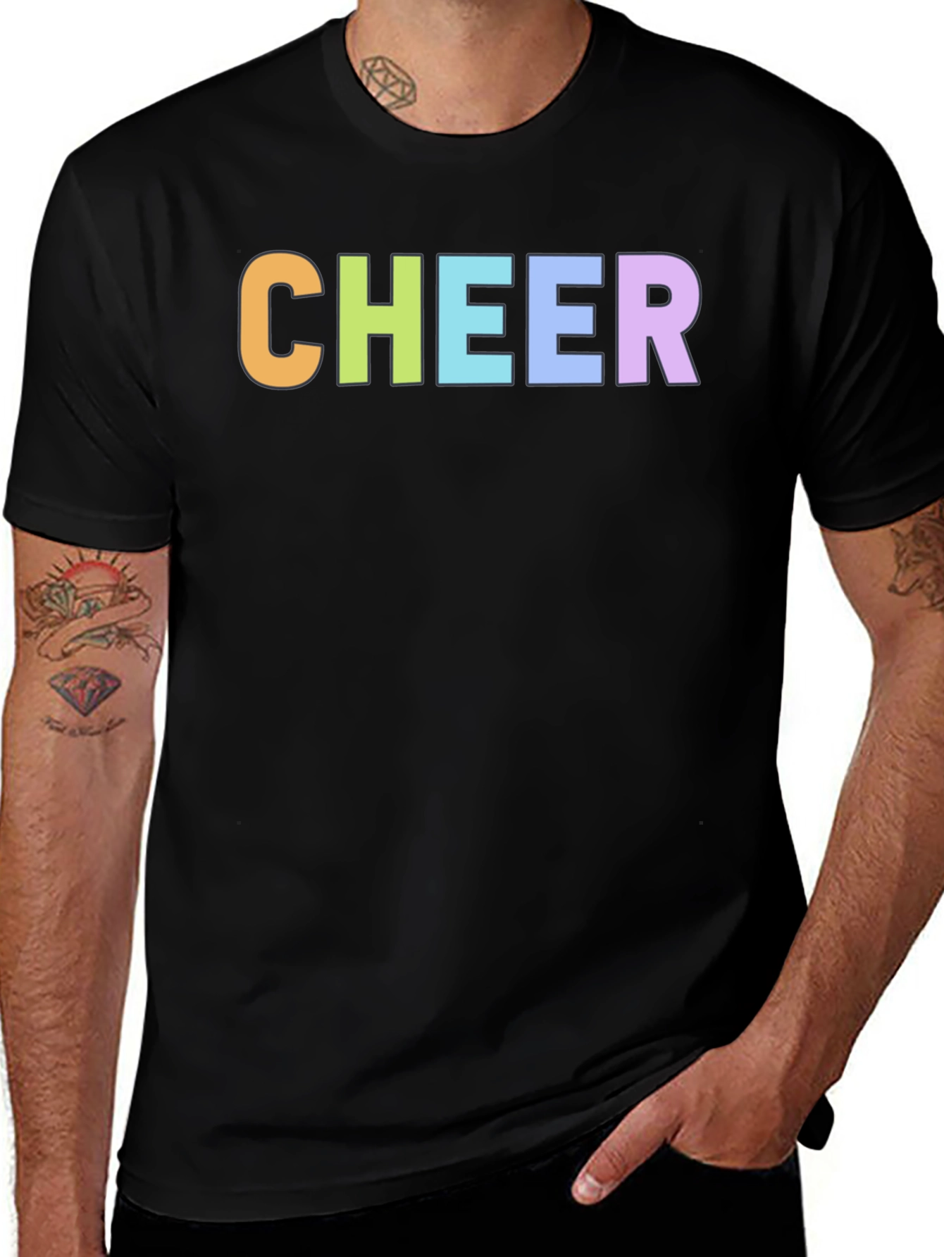 Variant 14 of Cheer Graphic Print T-Shirt