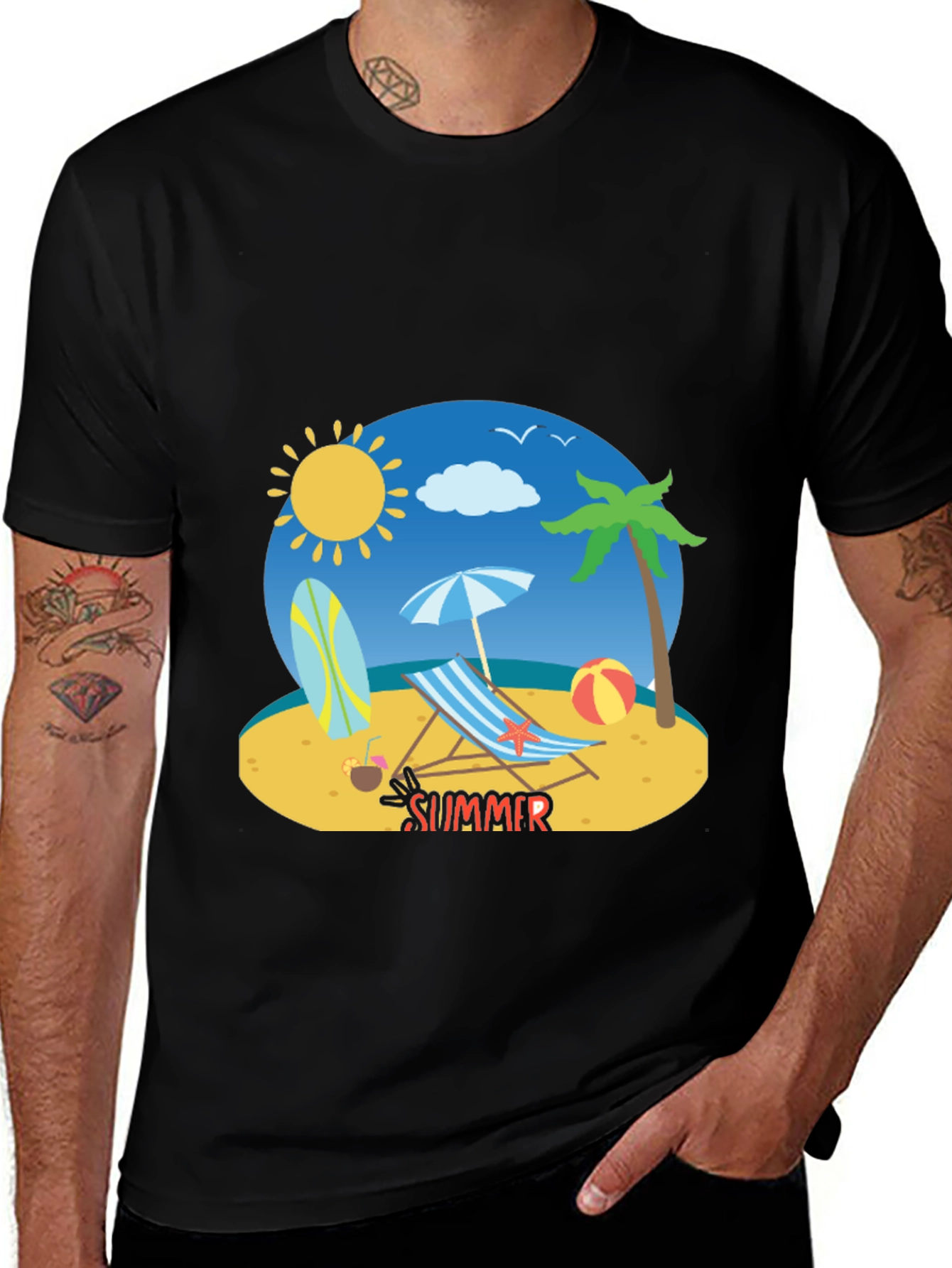 Variant 9 of Summer Beach T-Shirt - Vacation Vibes