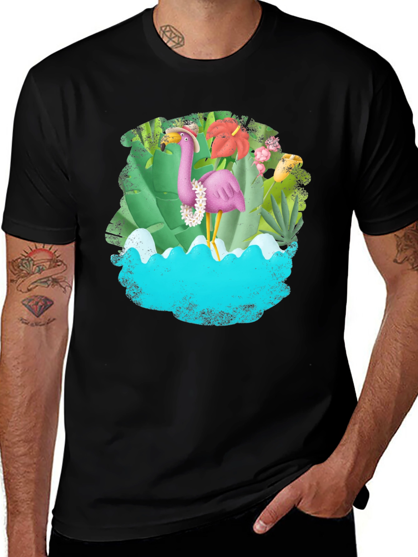 Tropical Flamingo T-Shirt