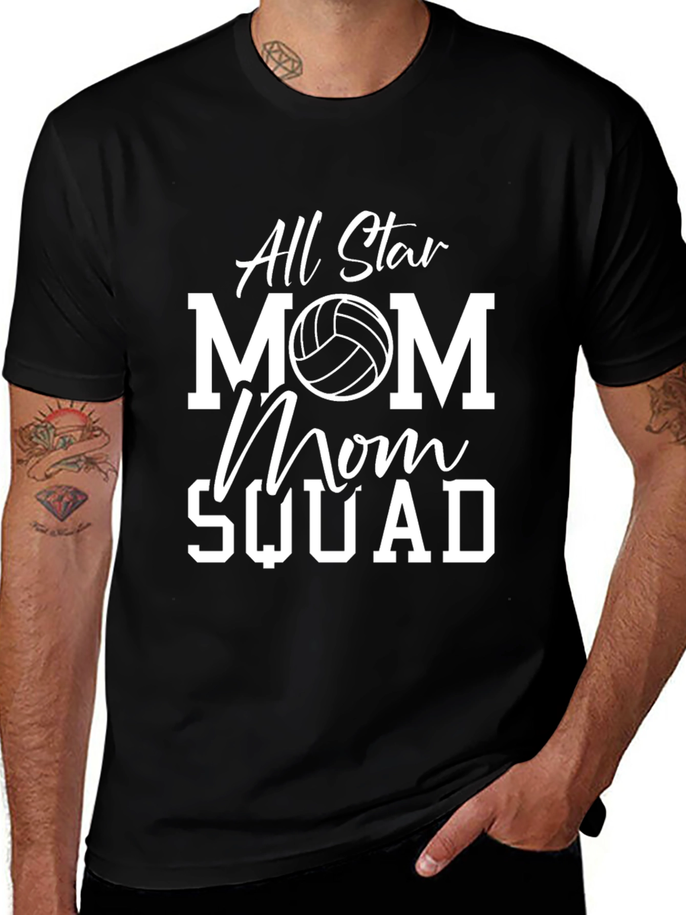 Variant 12 of All Star Mom Squad Volleyball T-Shirt