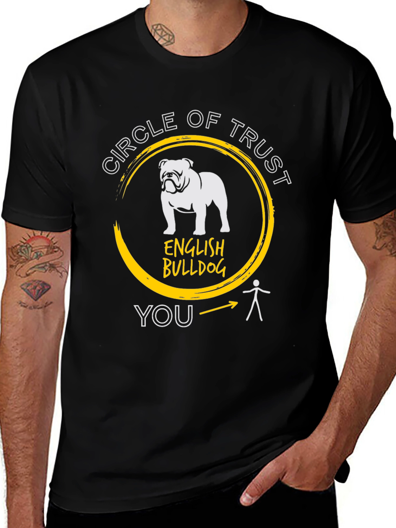 Circle of Trust English Bulldog T-Shirt