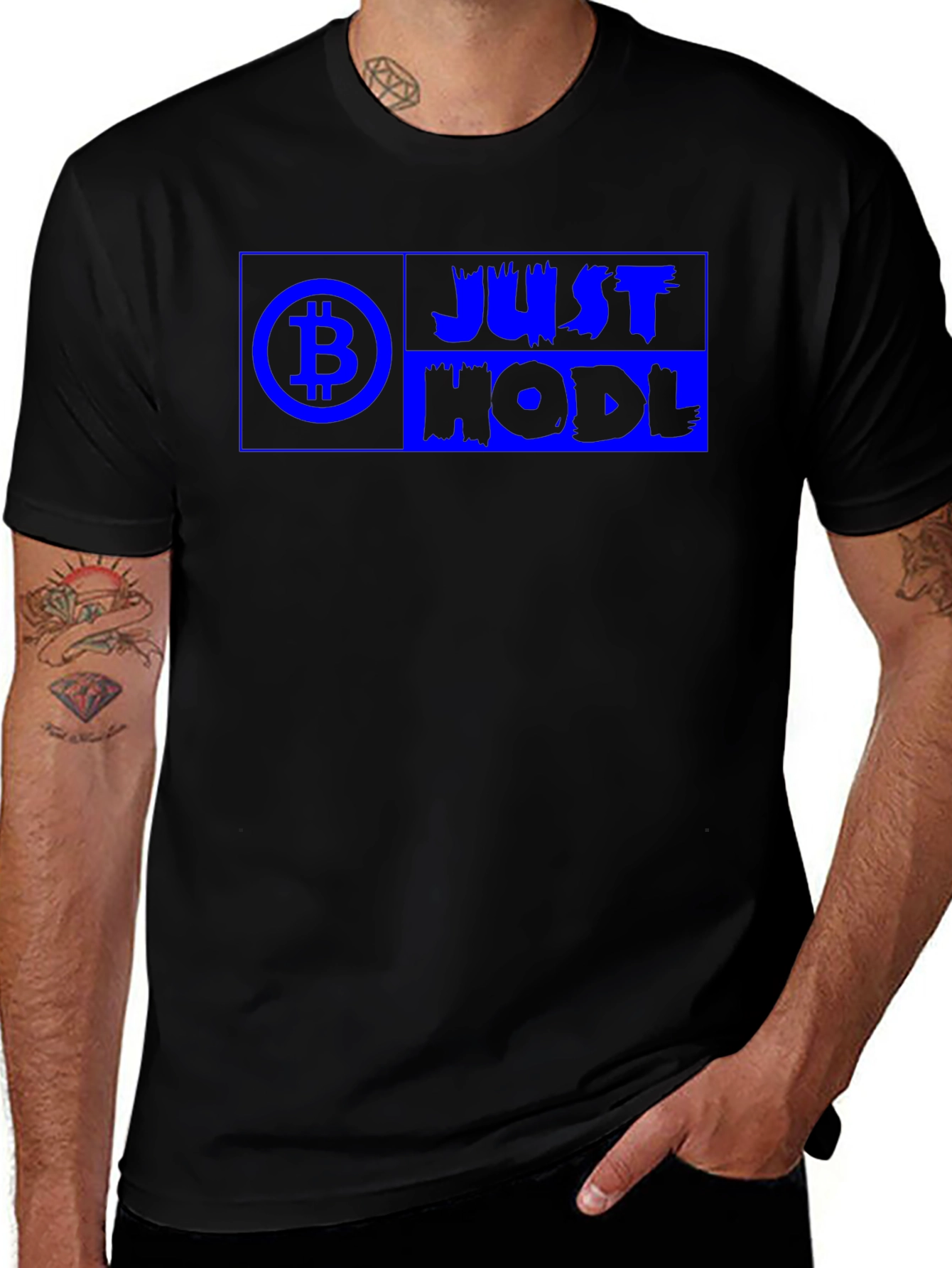 Bitcoin HODL Black T-Shirt - Crypto Investor Tee