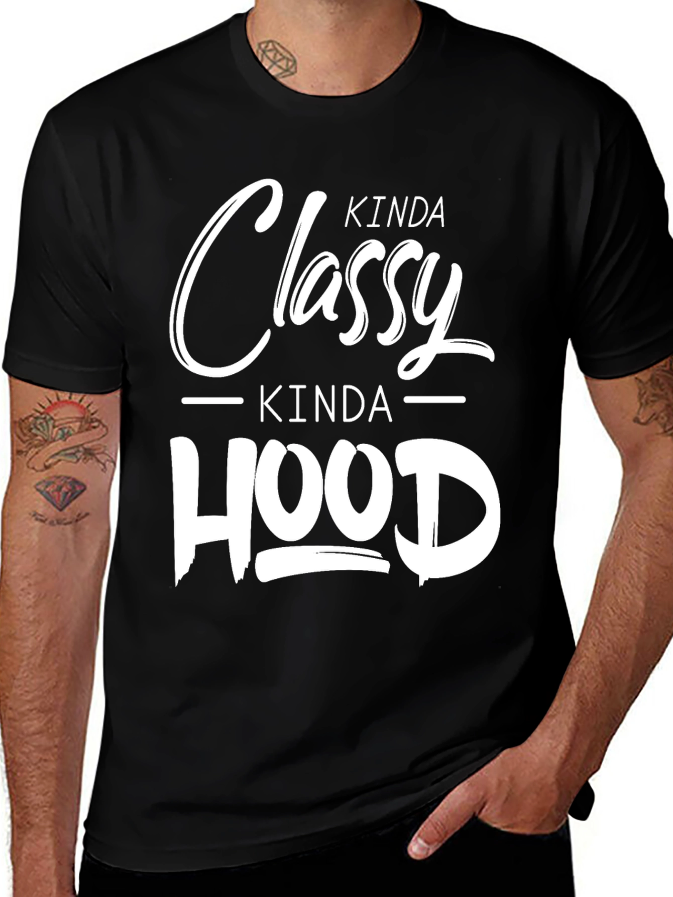 Kinda Classy Kinda Hood Graphic T-Shirt