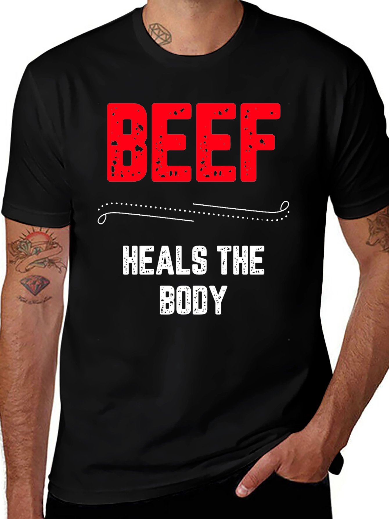 Variant 5 of Beef Heals The Body Graphic Tee