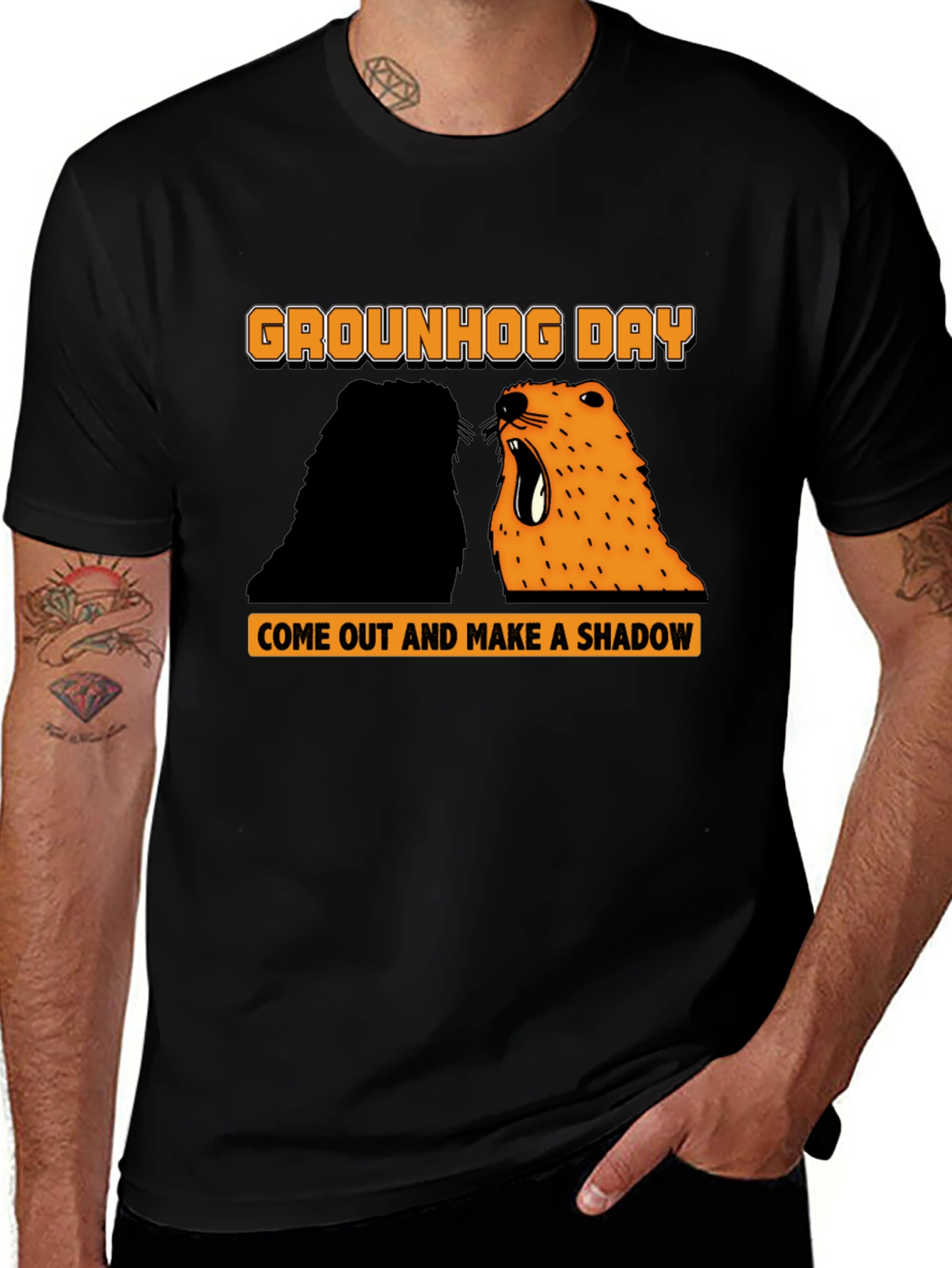 Groundhog Day Shadow T-Shirt