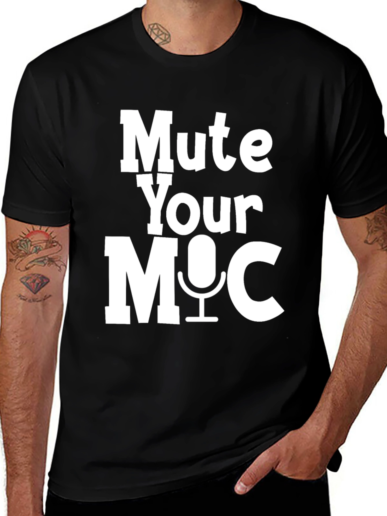 Variant 10 of Mute Your Mic T-Shirt - Funny Video Conference Shirt