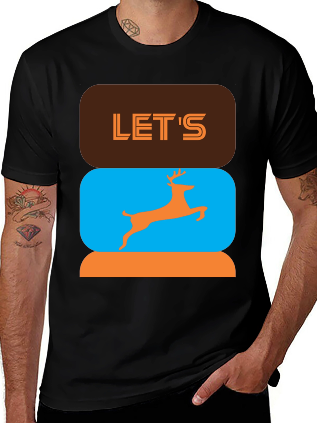 Variant 30 of Retro Let's Deer Hunting T-Shirt
