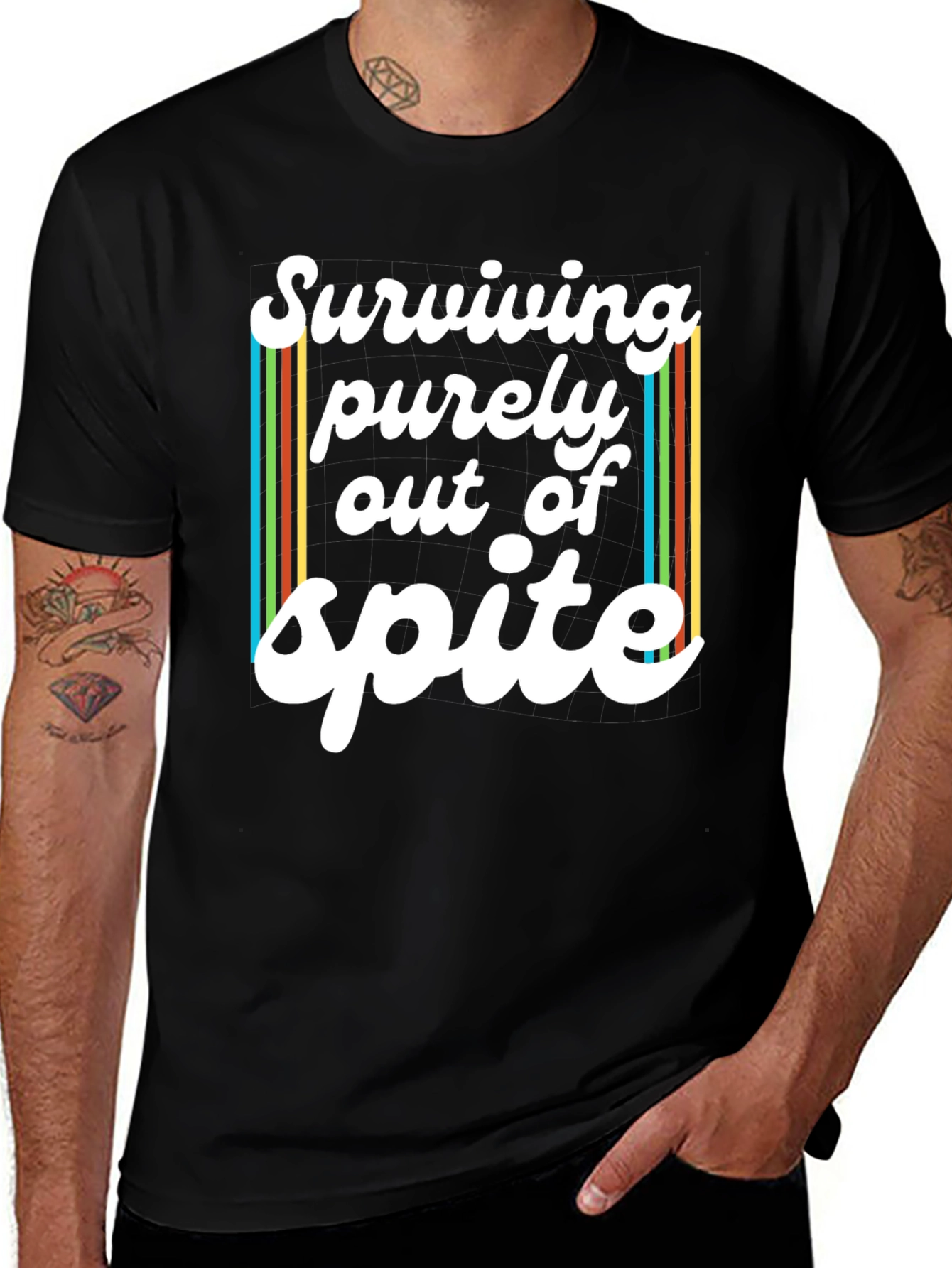 Variant 12 of Surviving Purely Out of Spite Graphic Tee
